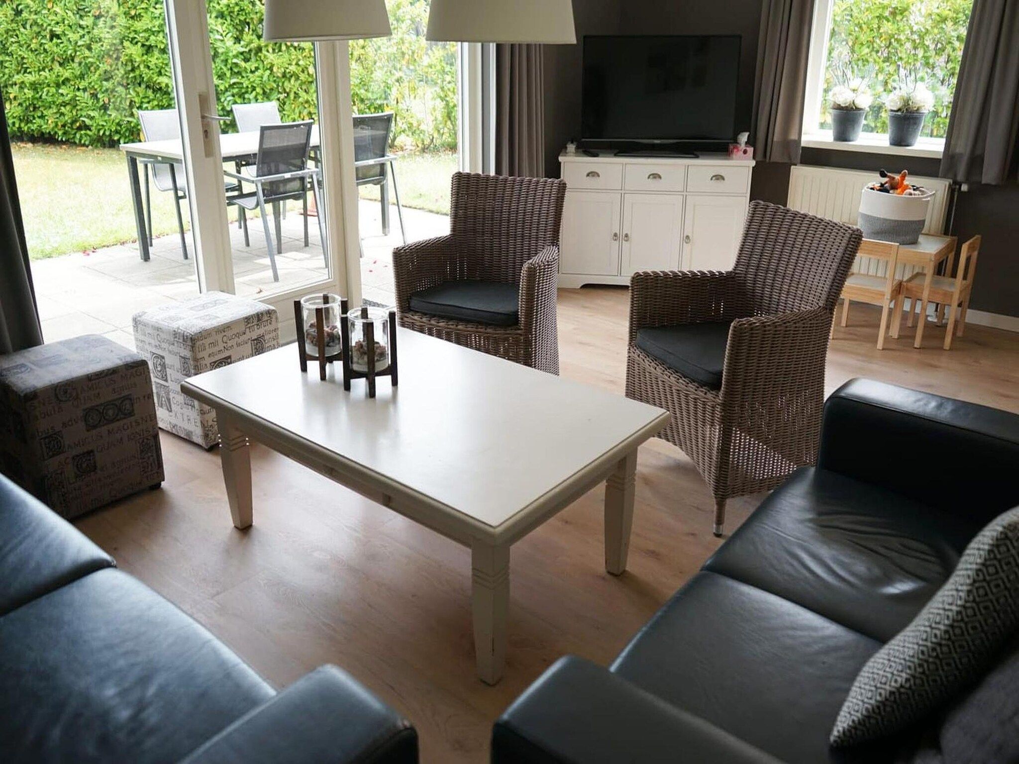 De woonkamer van Scheldeveste 163 Zwin Breskens in Breskens