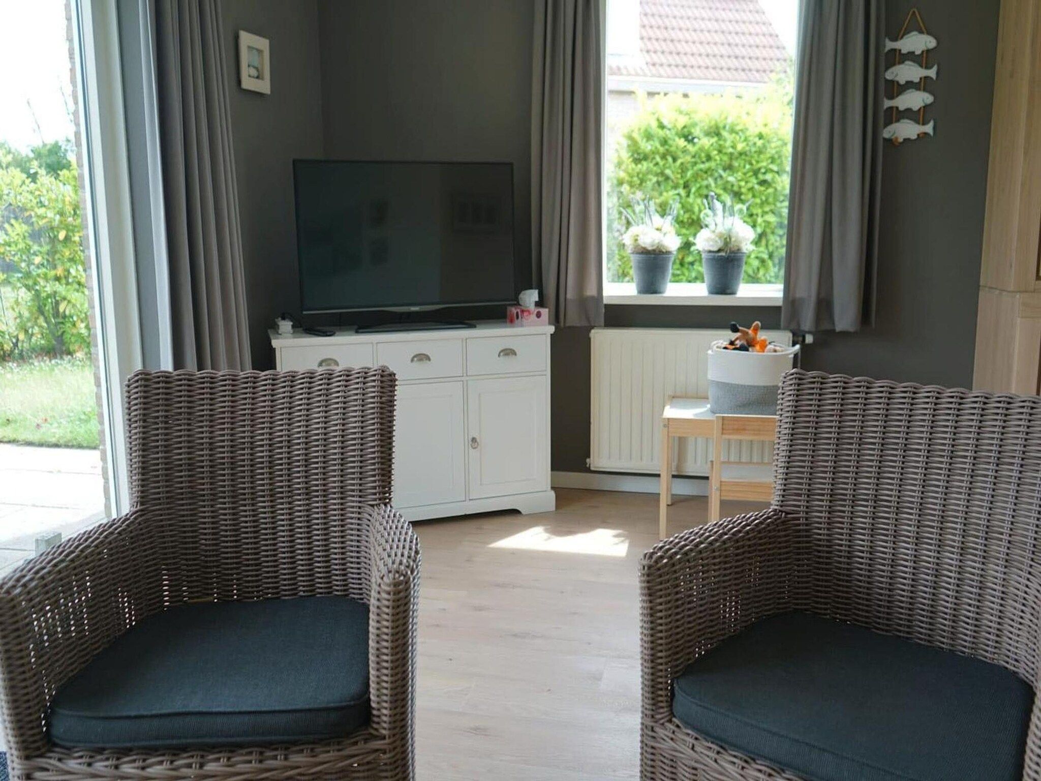 De woonkamer van Scheldeveste 163 Zwin Breskens in Breskens