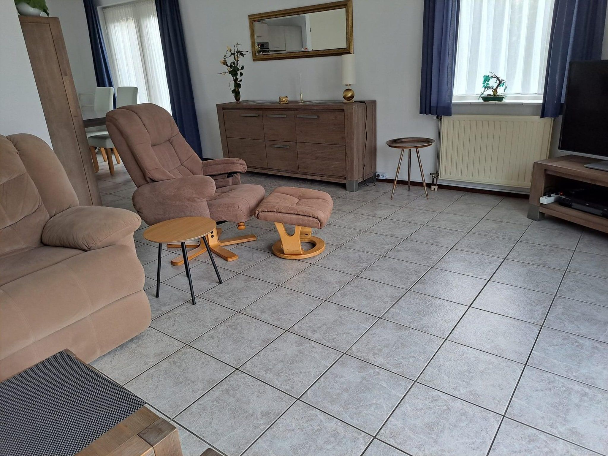De woonkamer van Scheldeveste 167 Zwin Breskens in Breskens