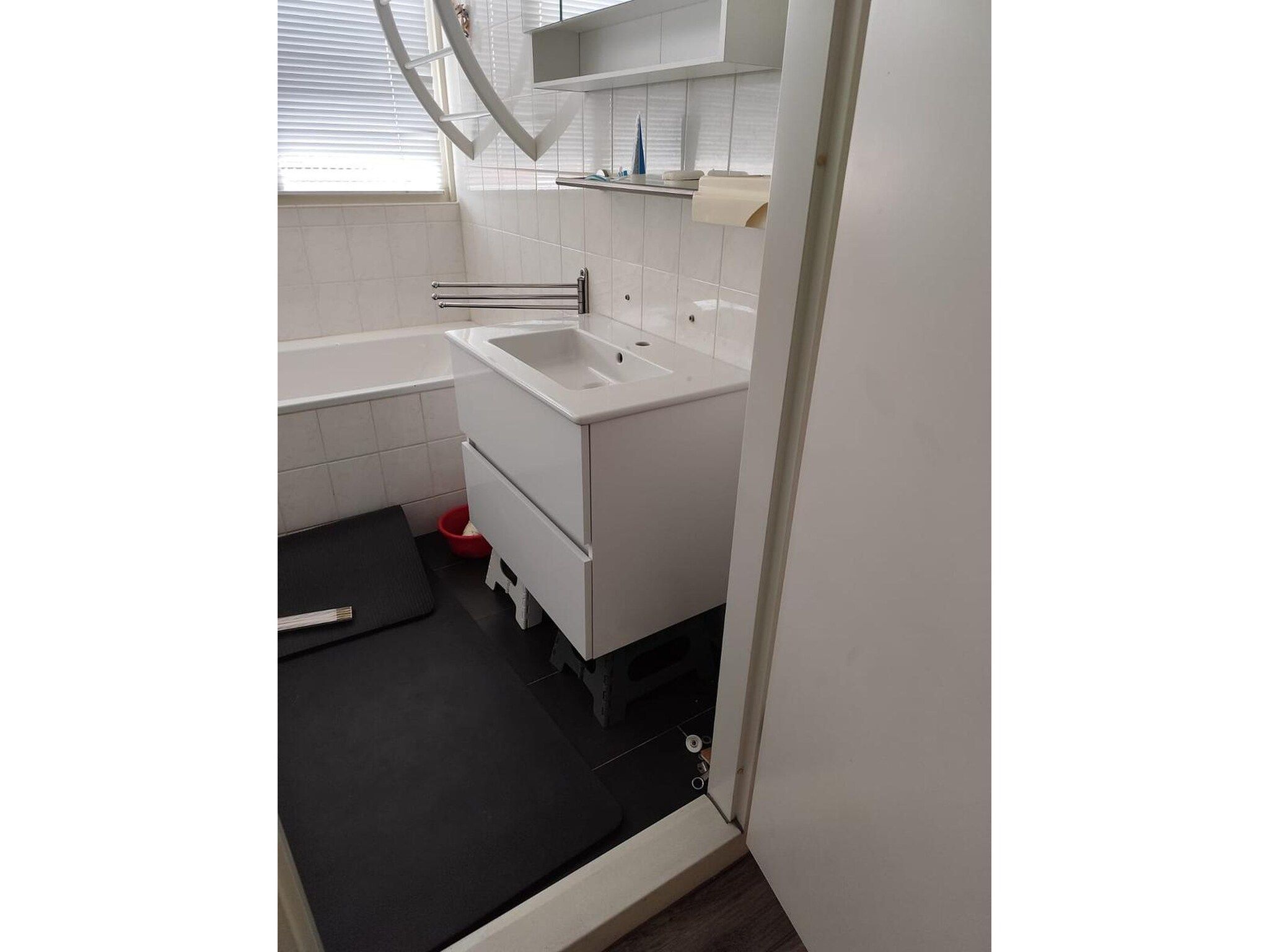 De badkamer van Scheldeveste 180 Zwin Breskens in Breskens