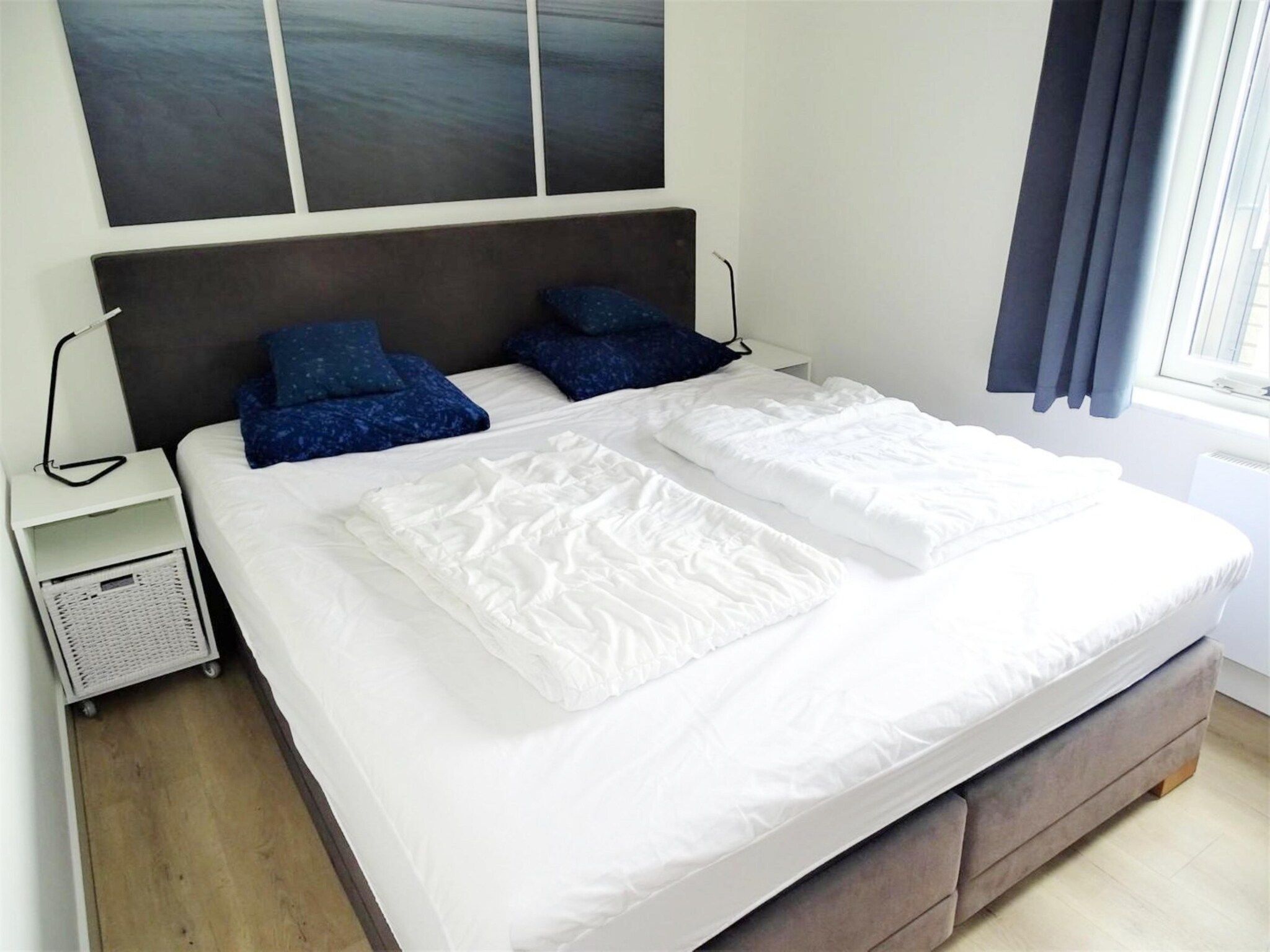 Een slaapkamer van Schoneveld 114 Zeemeeuw Breskens in Breskens