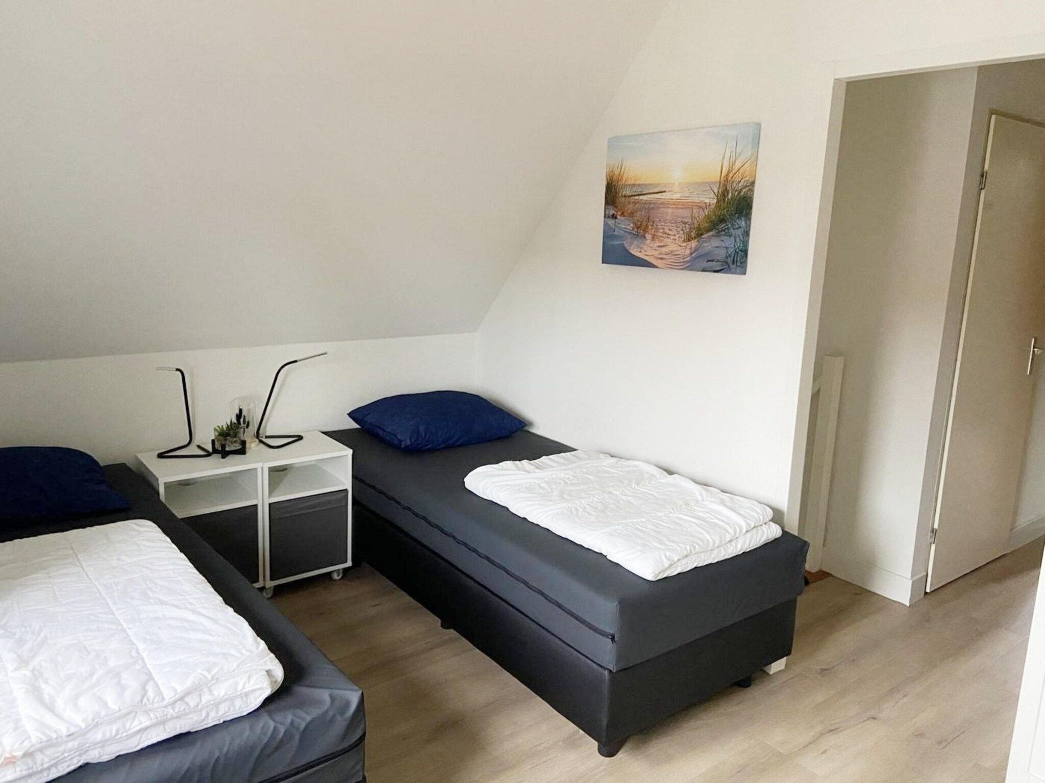 Een slaapkamer van Schoneveld 114 Zeemeeuw Breskens in Breskens