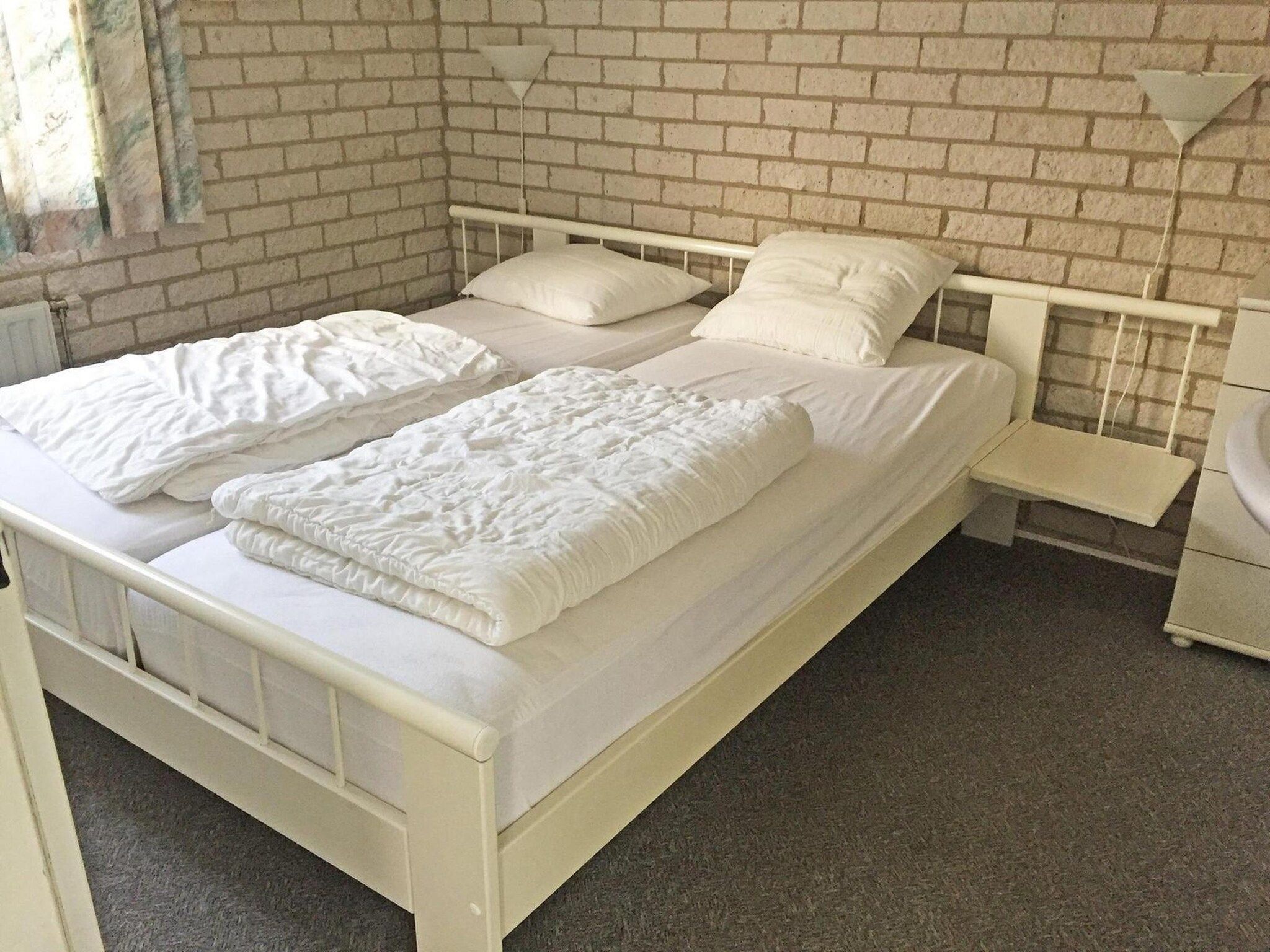 Een slaapkamer van Schoneveld 371 Strandparel Breskens in Breskens