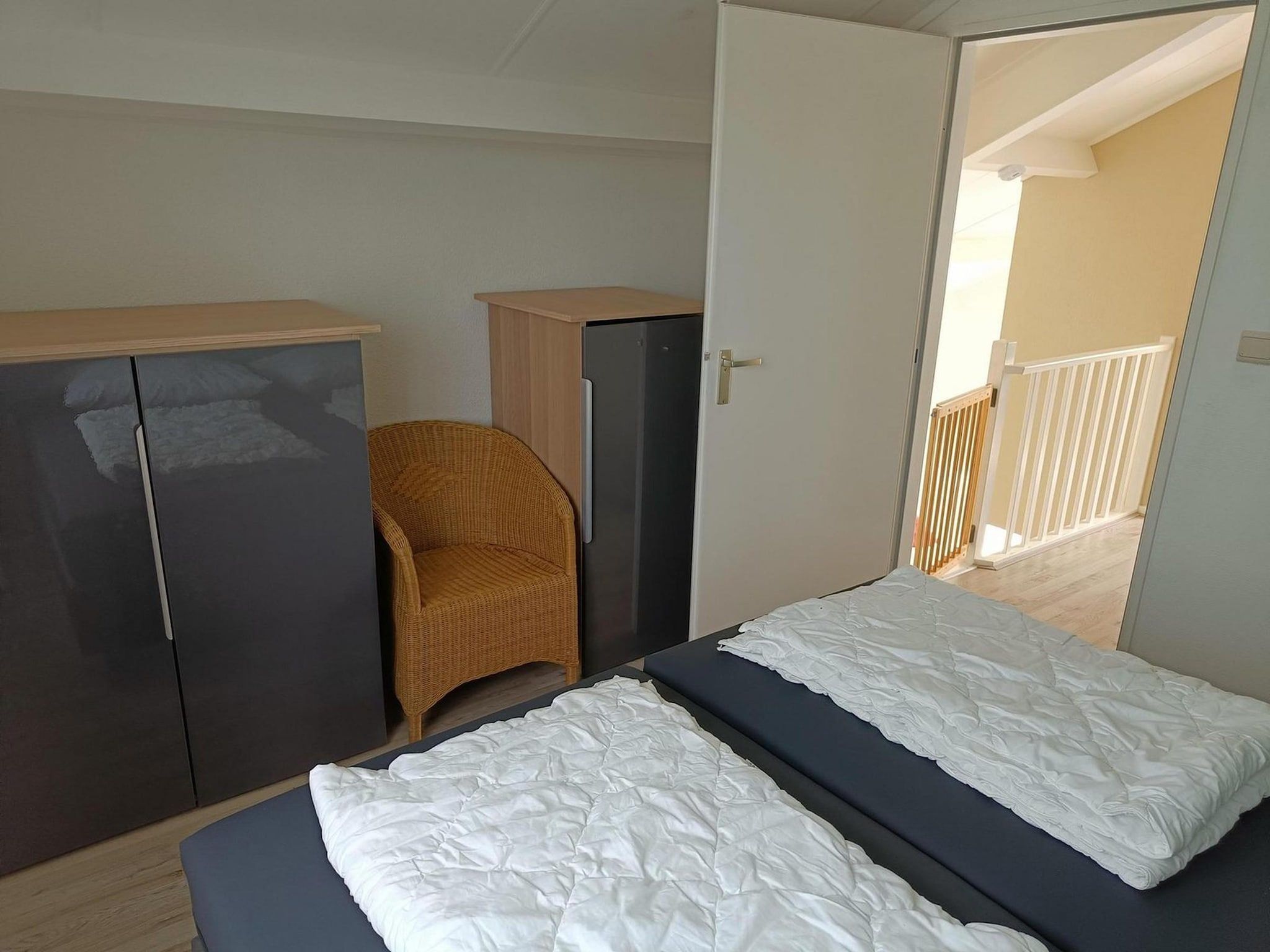 Een slaapkamer van Schoneveld 373 Strandparel Breskens in Breskens