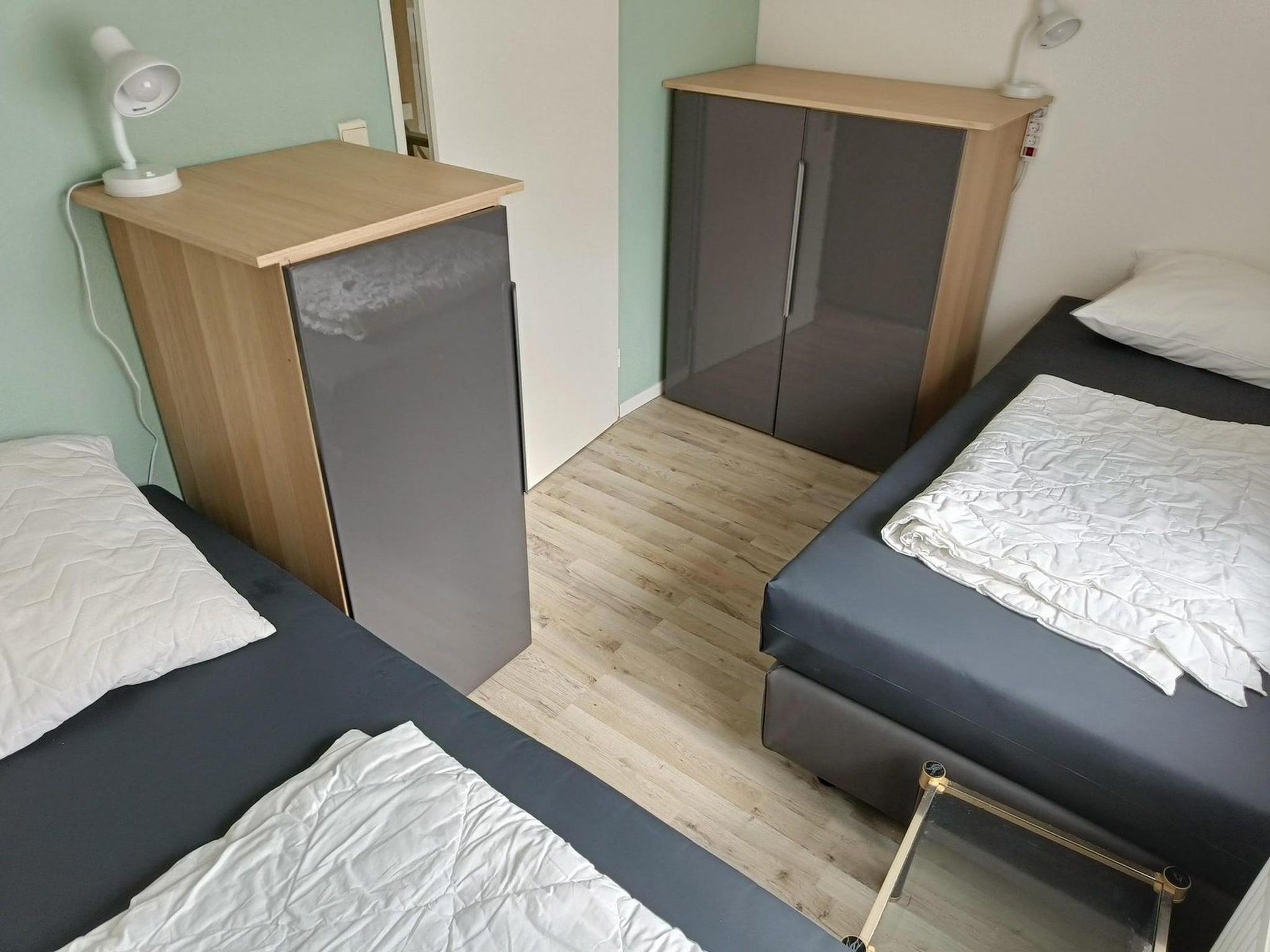 Een slaapkamer van Schoneveld 373 Strandparel Breskens in Breskens