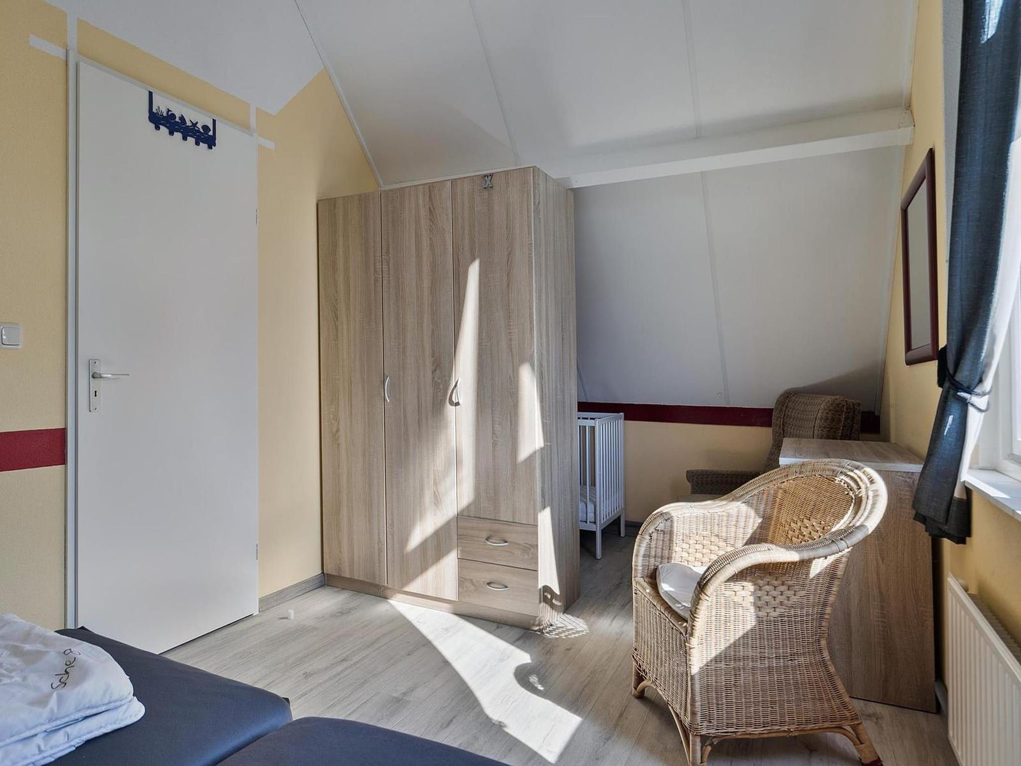 Een slaapkamer van Scheldeveste 8 Zwin Breskens in Breskens