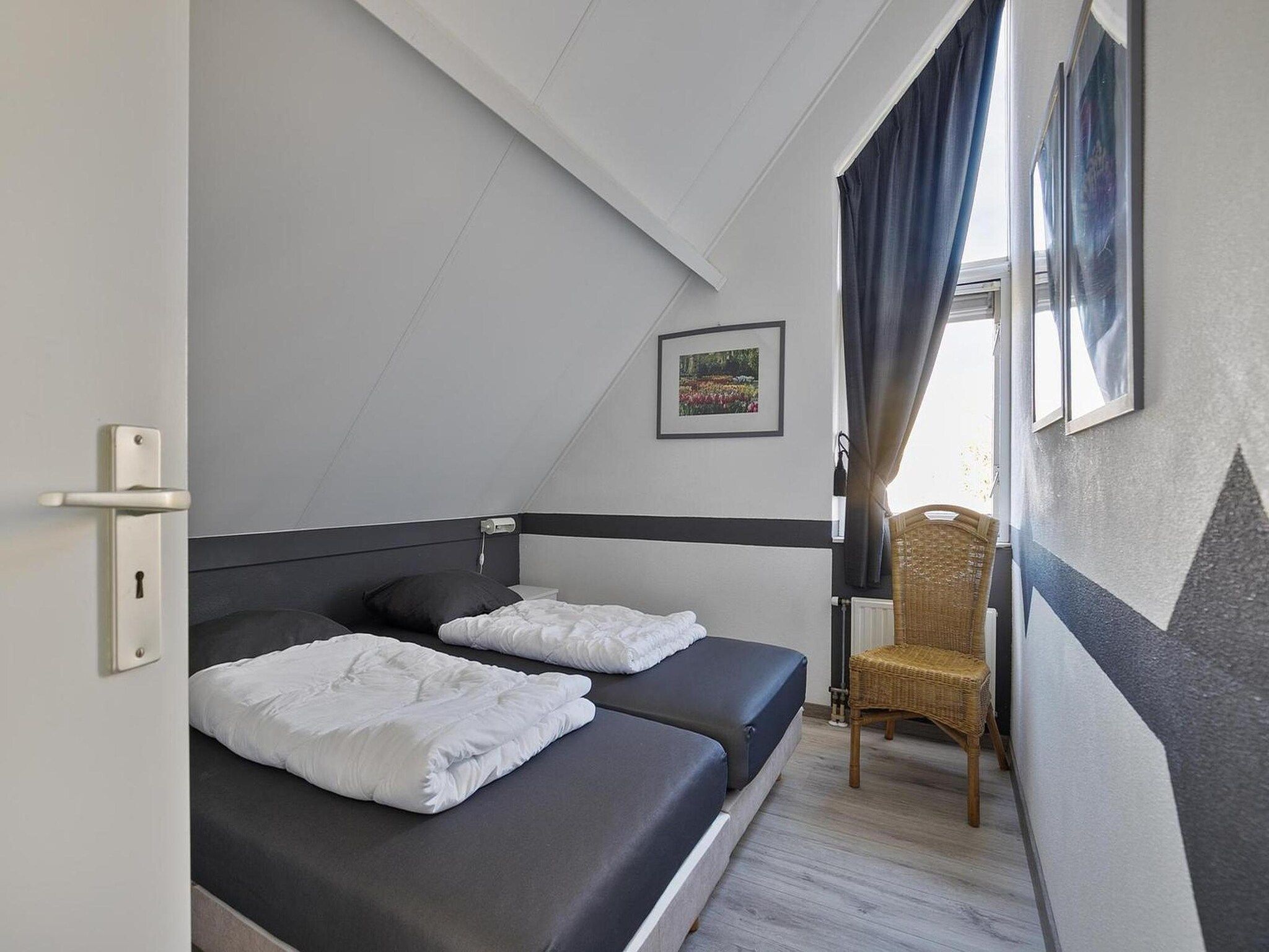 Een slaapkamer van Scheldeveste 8 Zwin Breskens in Breskens