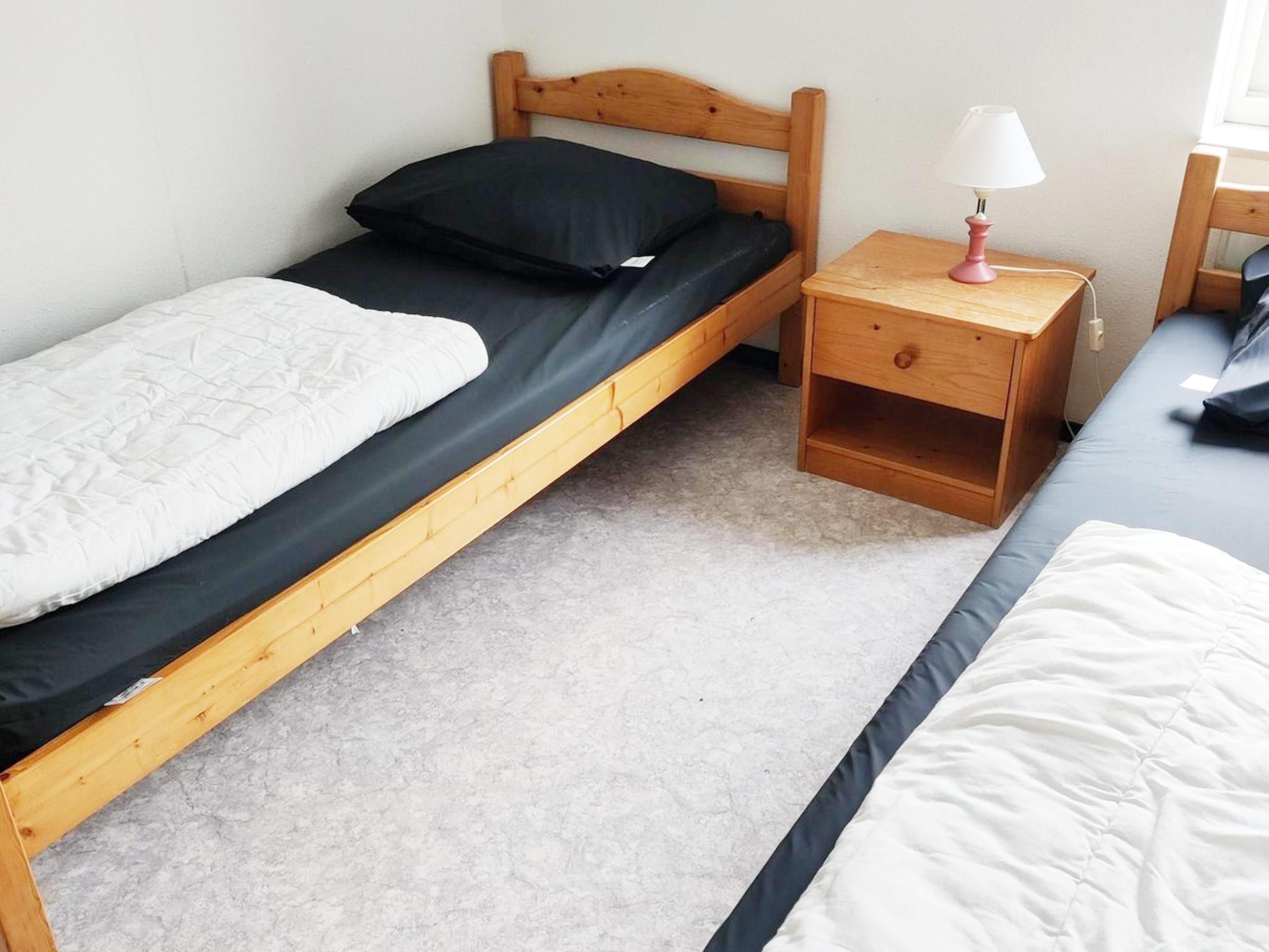 Een slaapkamer van Fort Soleil 42 Zeezwaluw Breskens in Breskens