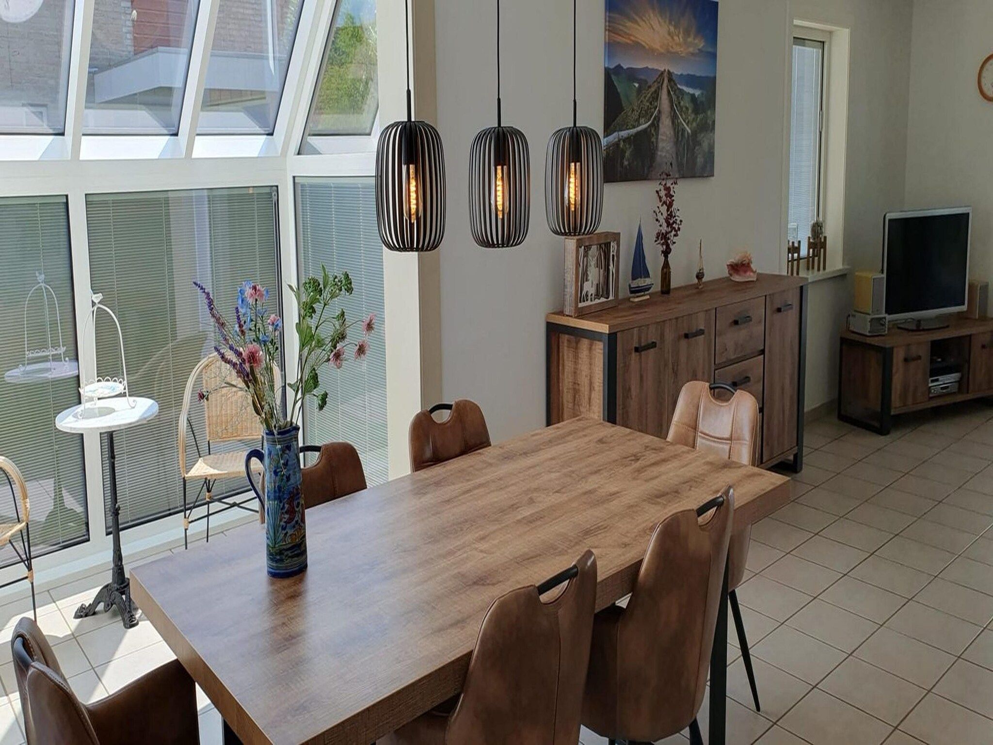 De eetkamer van Scheldeveste 45 Zwin Breskens in Breskens