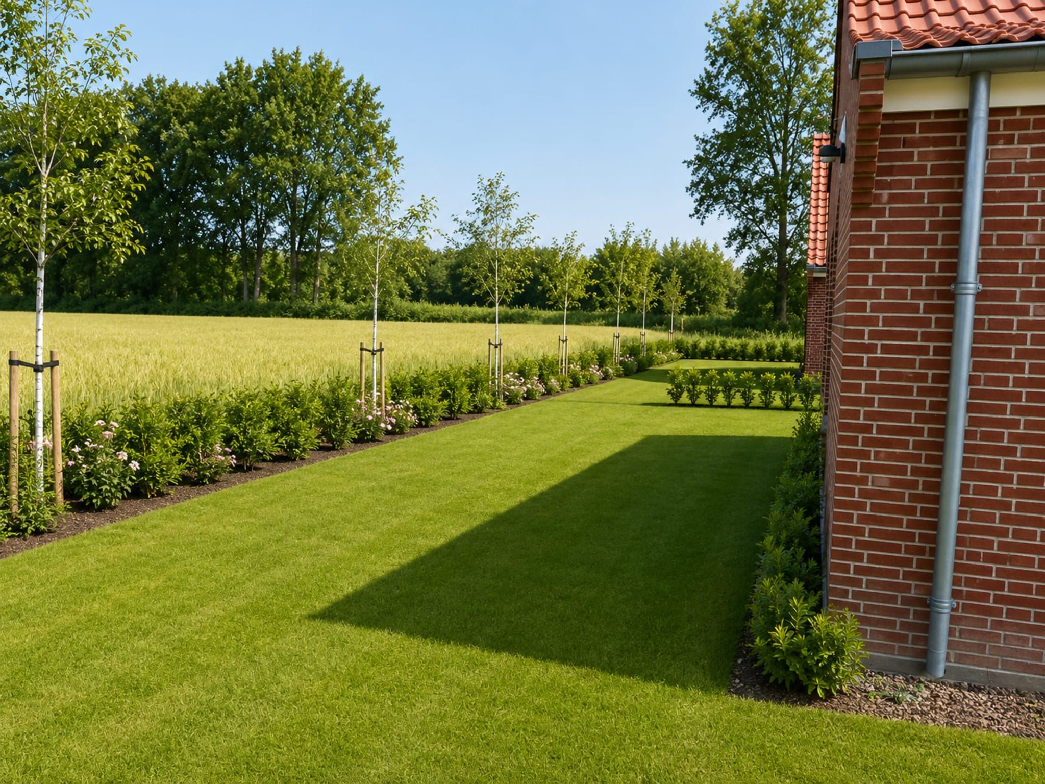 De tuin van Landgoed de Lente 30 Tulp Breskens in Breskens
