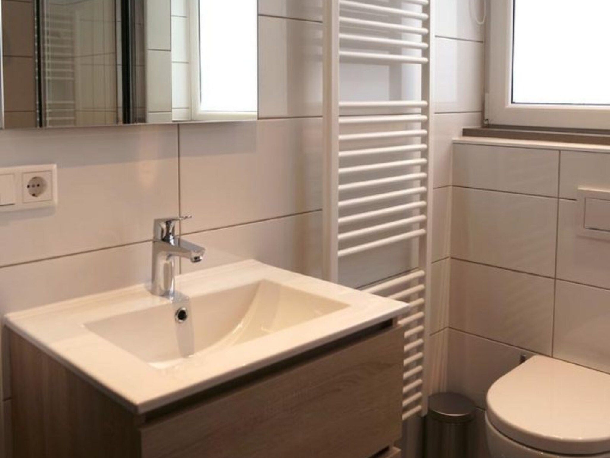 De badkamer van Schoneveld 184 Stern Breskens in Breskens