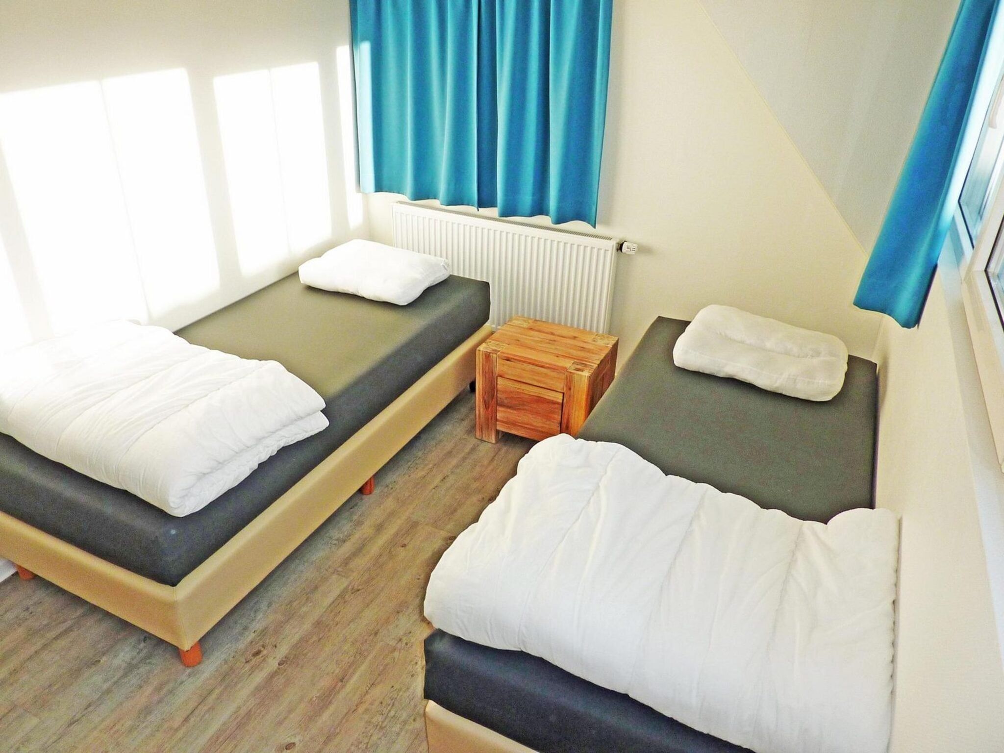 Een slaapkamer van Landgoed de Lente 32 Sneeuwklokje Breskens in Breskens