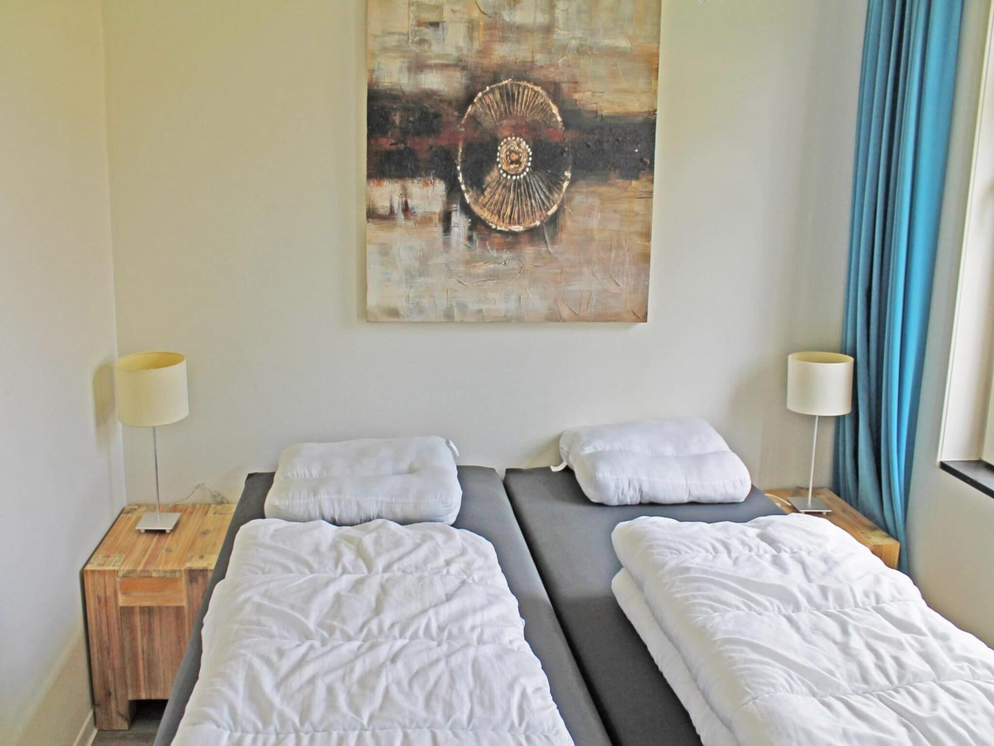 Een slaapkamer van Landgoed de Lente 32 Sneeuwklokje Breskens in Breskens