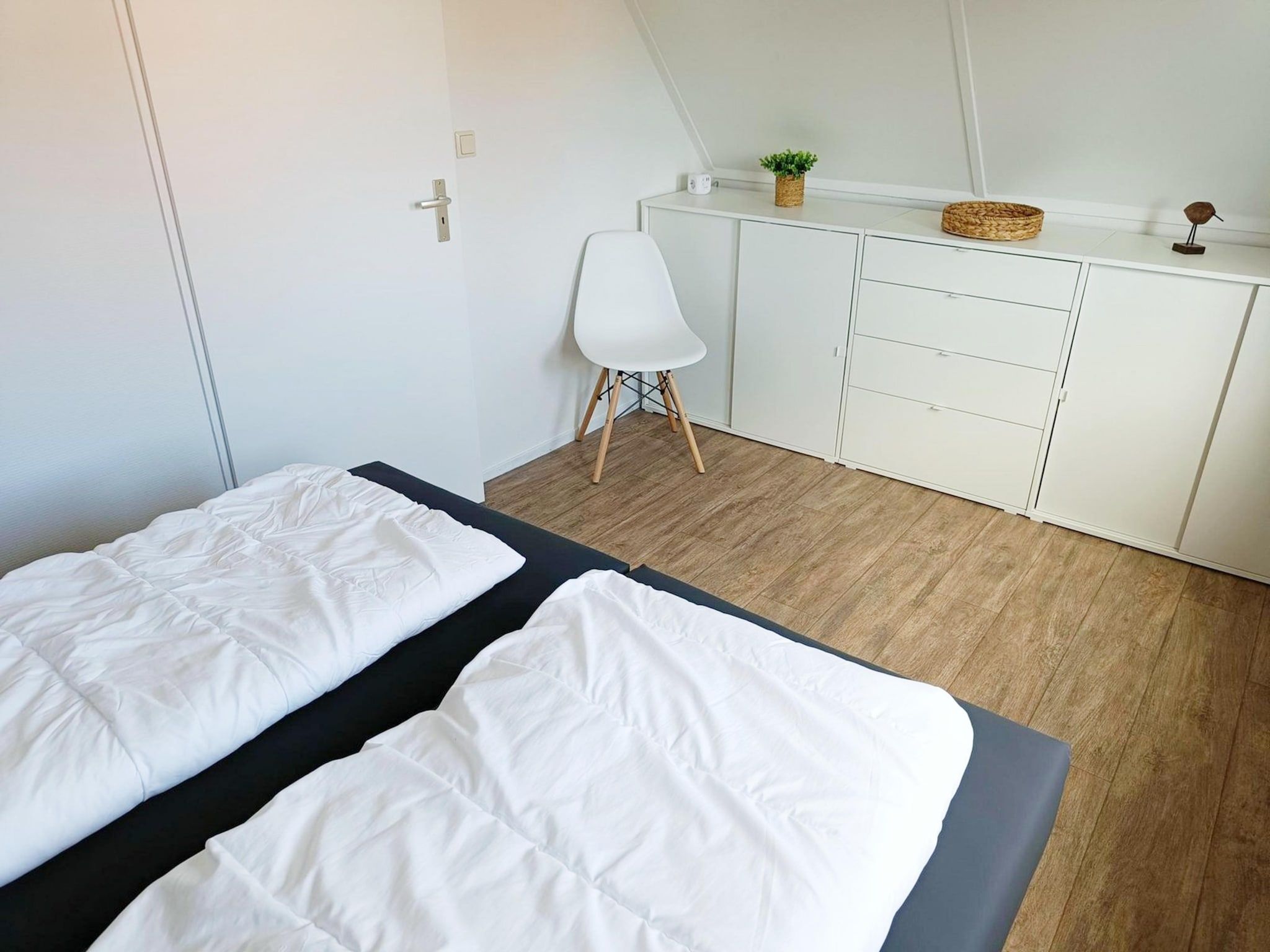 Een slaapkamer van Schoneveld 124 Zeemeeuw Breskens in Breskens