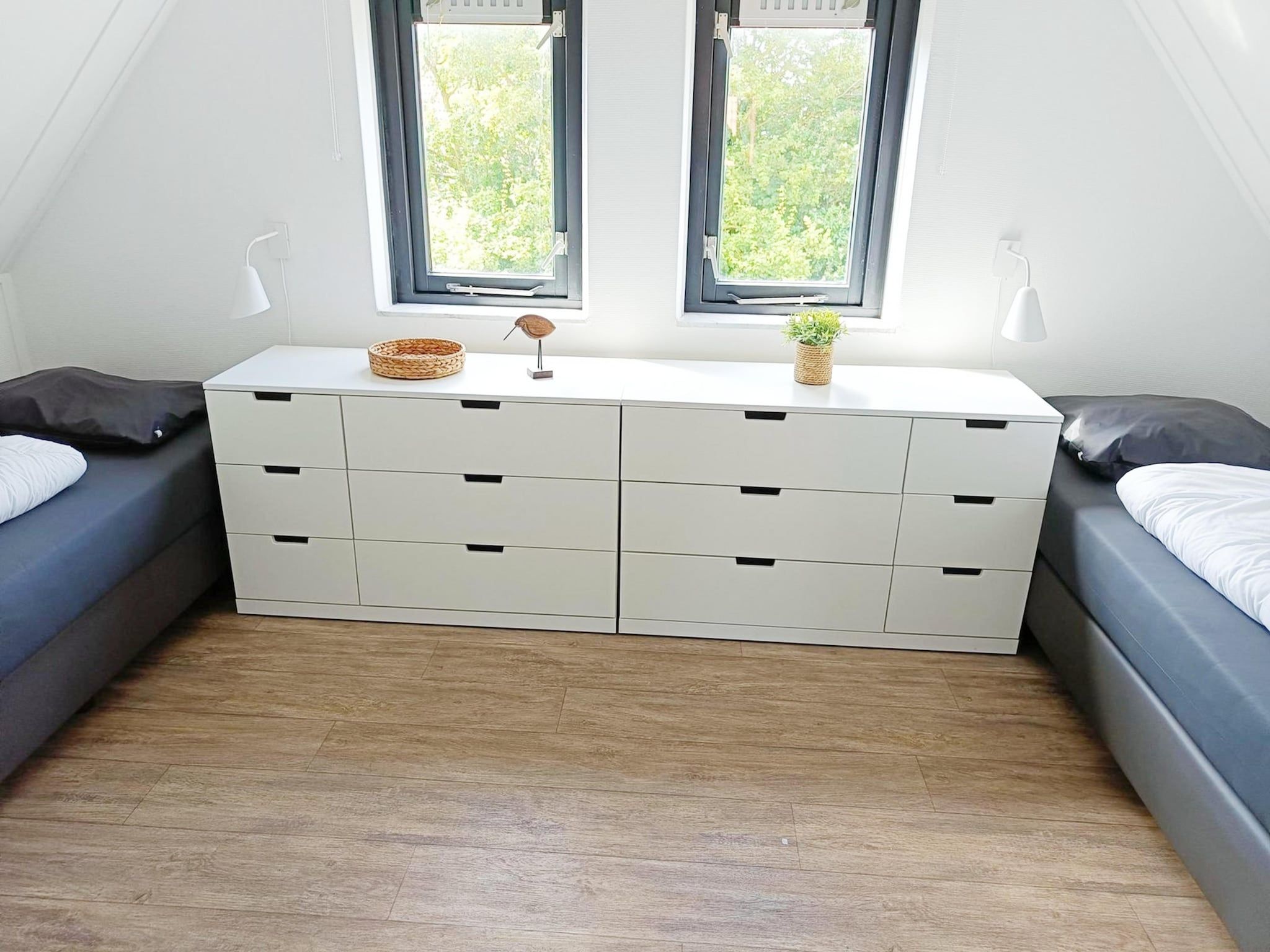 Een slaapkamer van Schoneveld 124 Zeemeeuw Breskens in Breskens