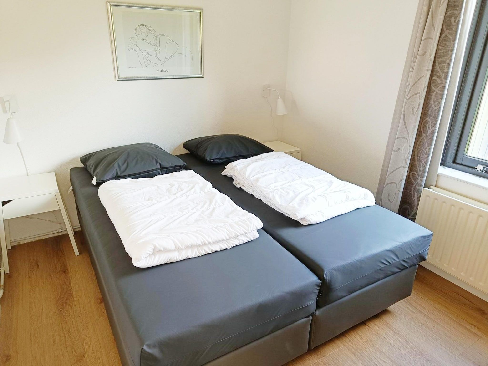 Een slaapkamer van Schoneveld 124 Zeemeeuw Breskens in Breskens