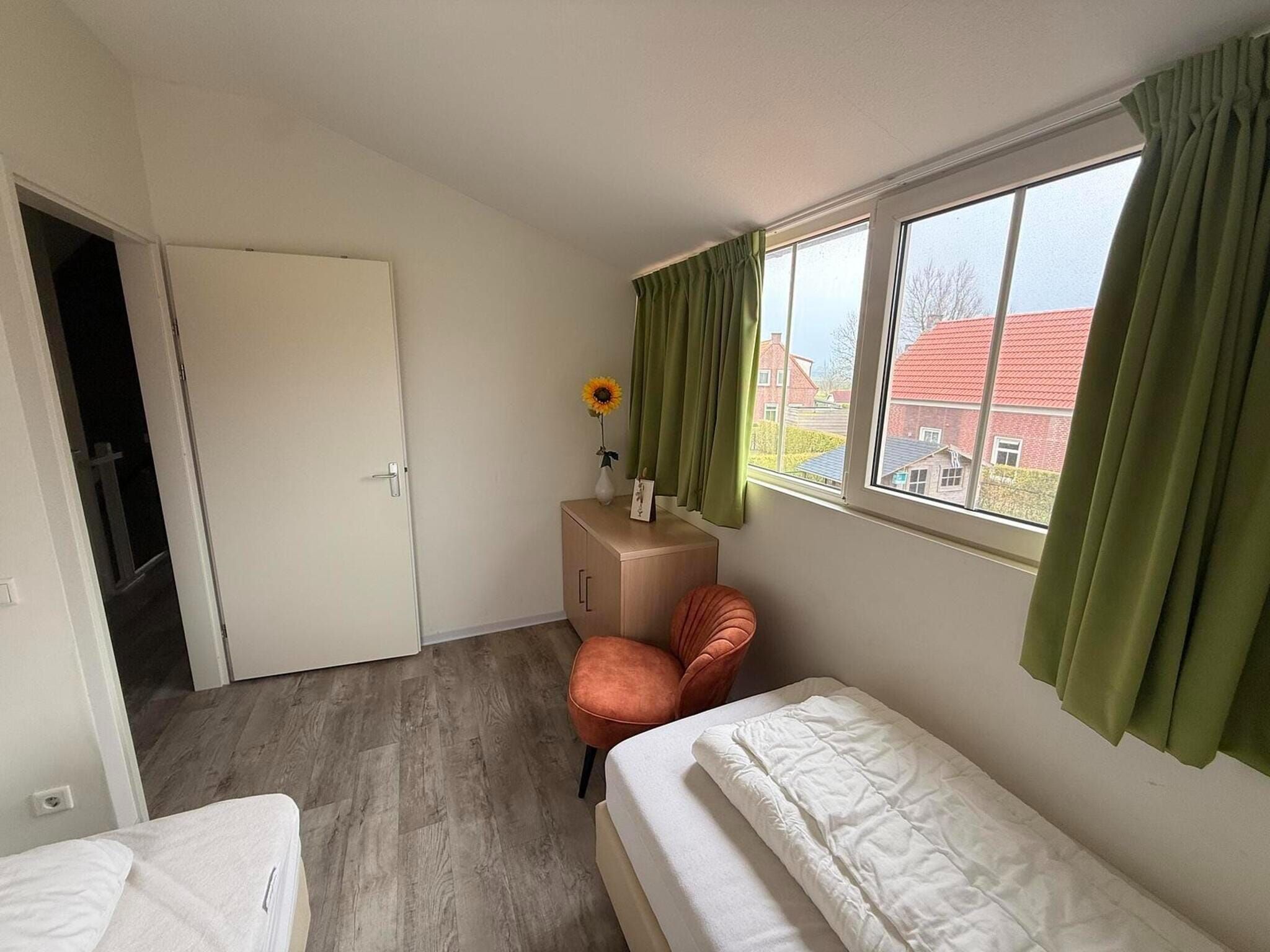 Een slaapkamer van Landgoed de Lente 40 Sneeuwklokje Breskens in Breskens