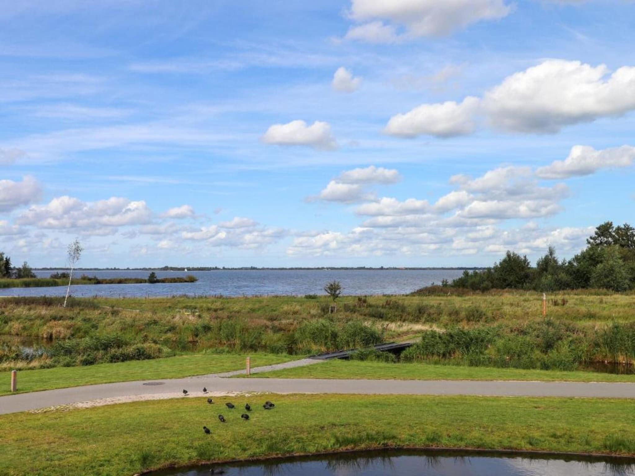 De omgeving van Docklodge 46 in Delfstrahuizen