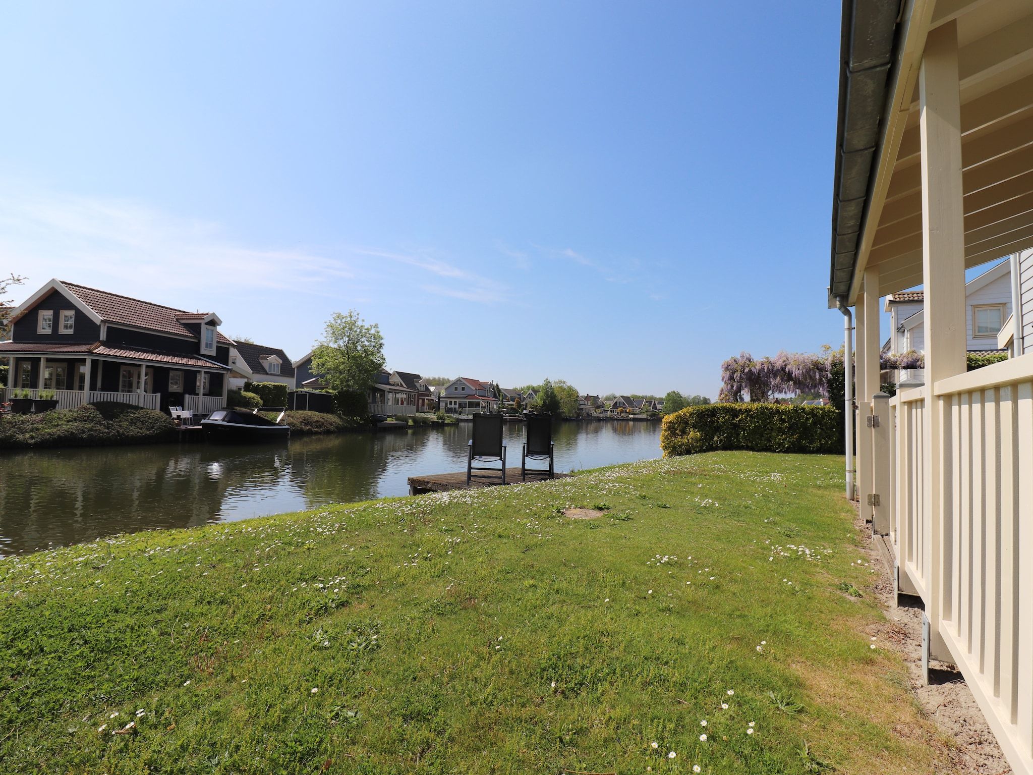 De tuin van 334 in Simonshaven