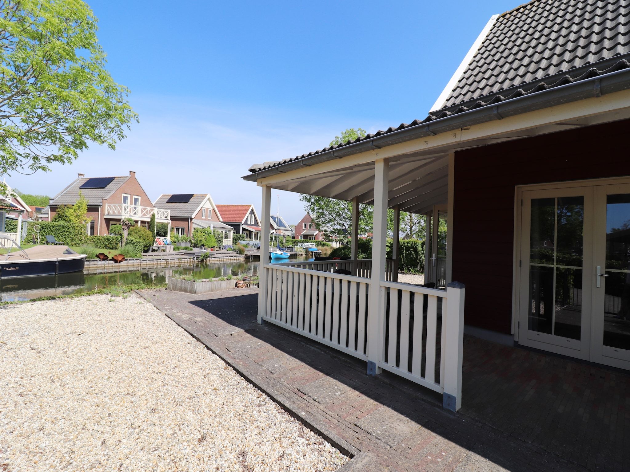 De tuin van Villapark Zuytland Buiten 207 in Simonshaven
