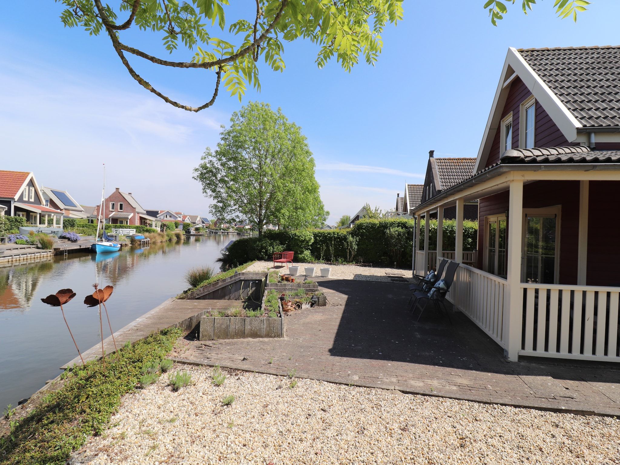 De tuin van Villapark Zuytland Buiten 207 in Simonshaven