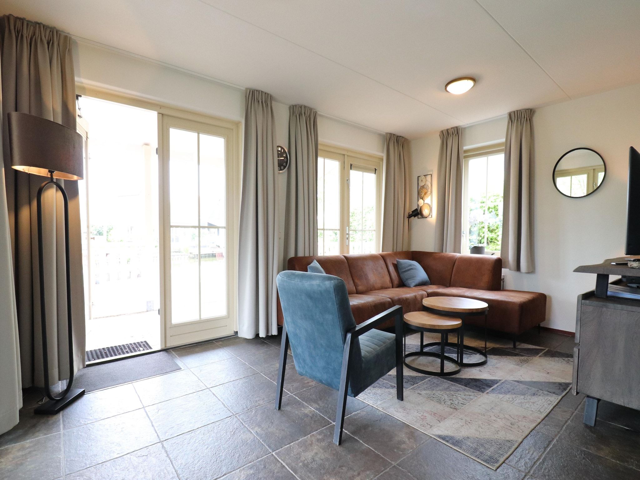 De woonkamer van Villapark Zuytland Buiten 207 in Simonshaven