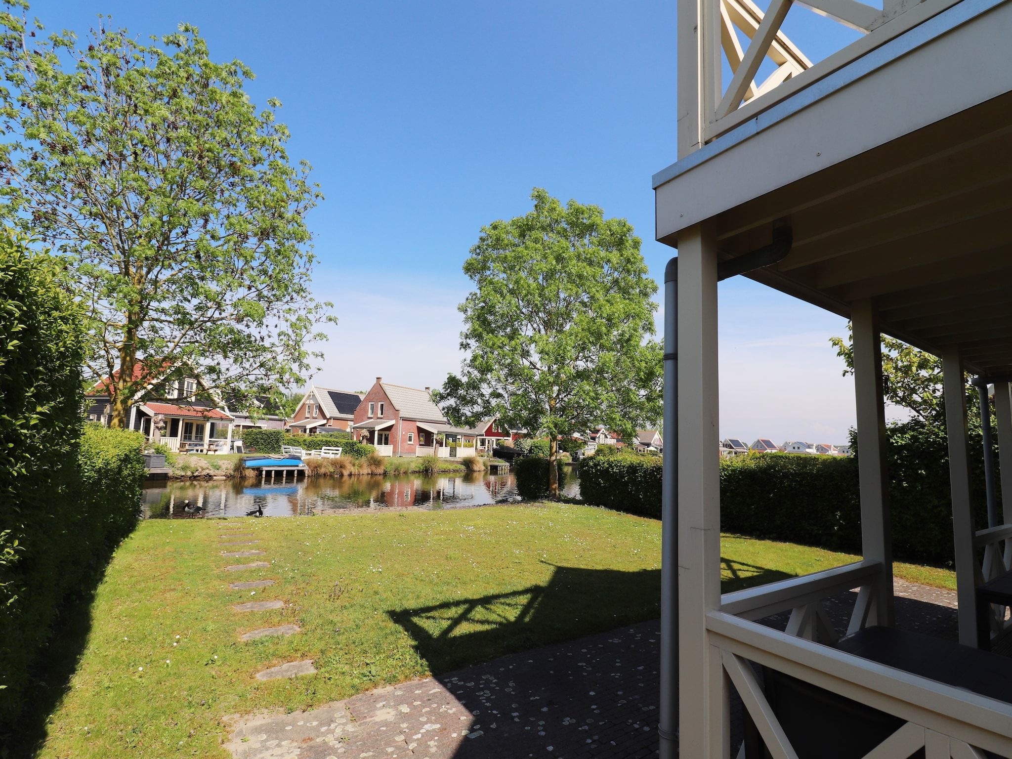 De tuin van Standaard 211 in Simonshaven