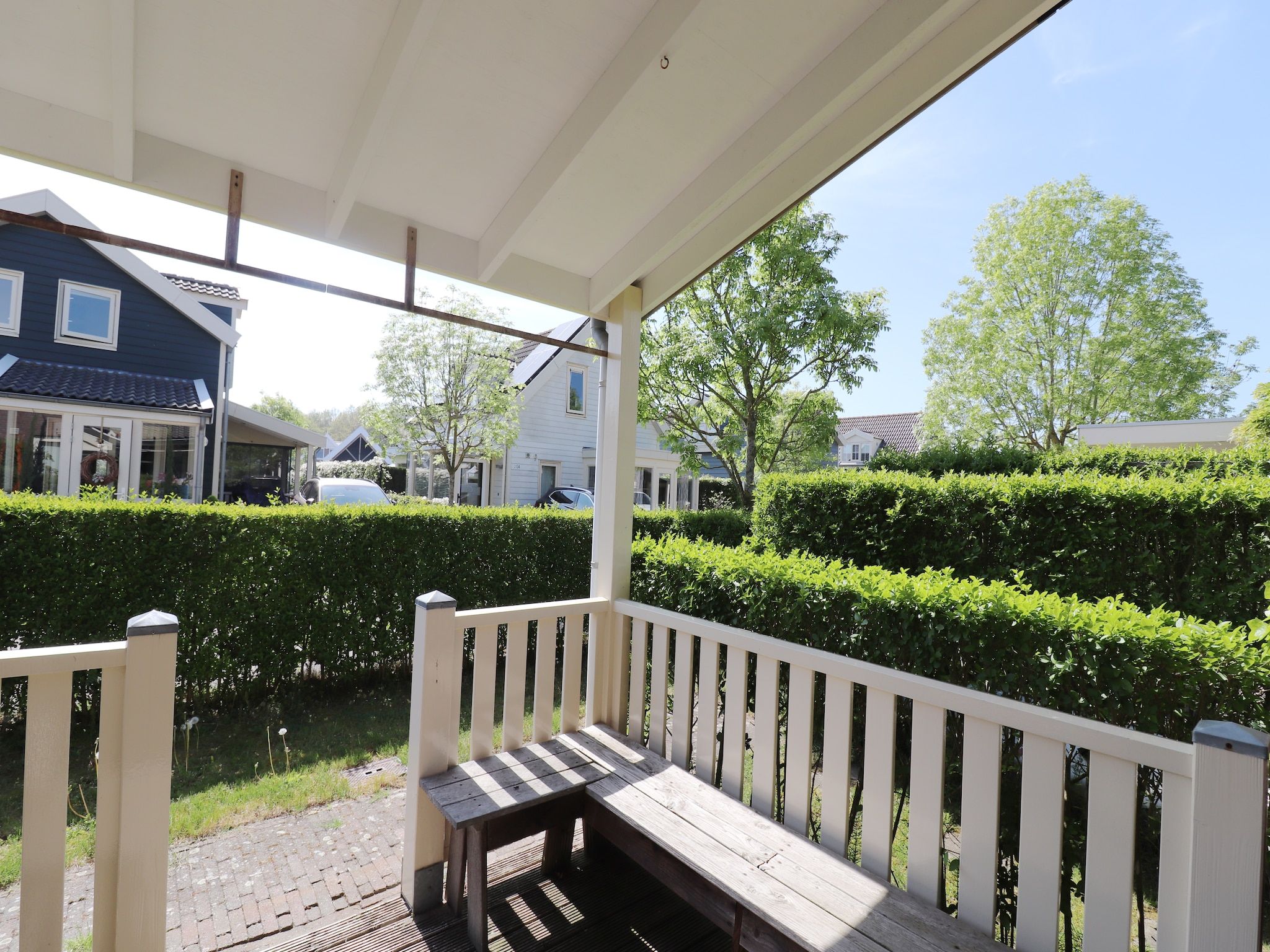 Het terras van Standaard 213 in Simonshaven