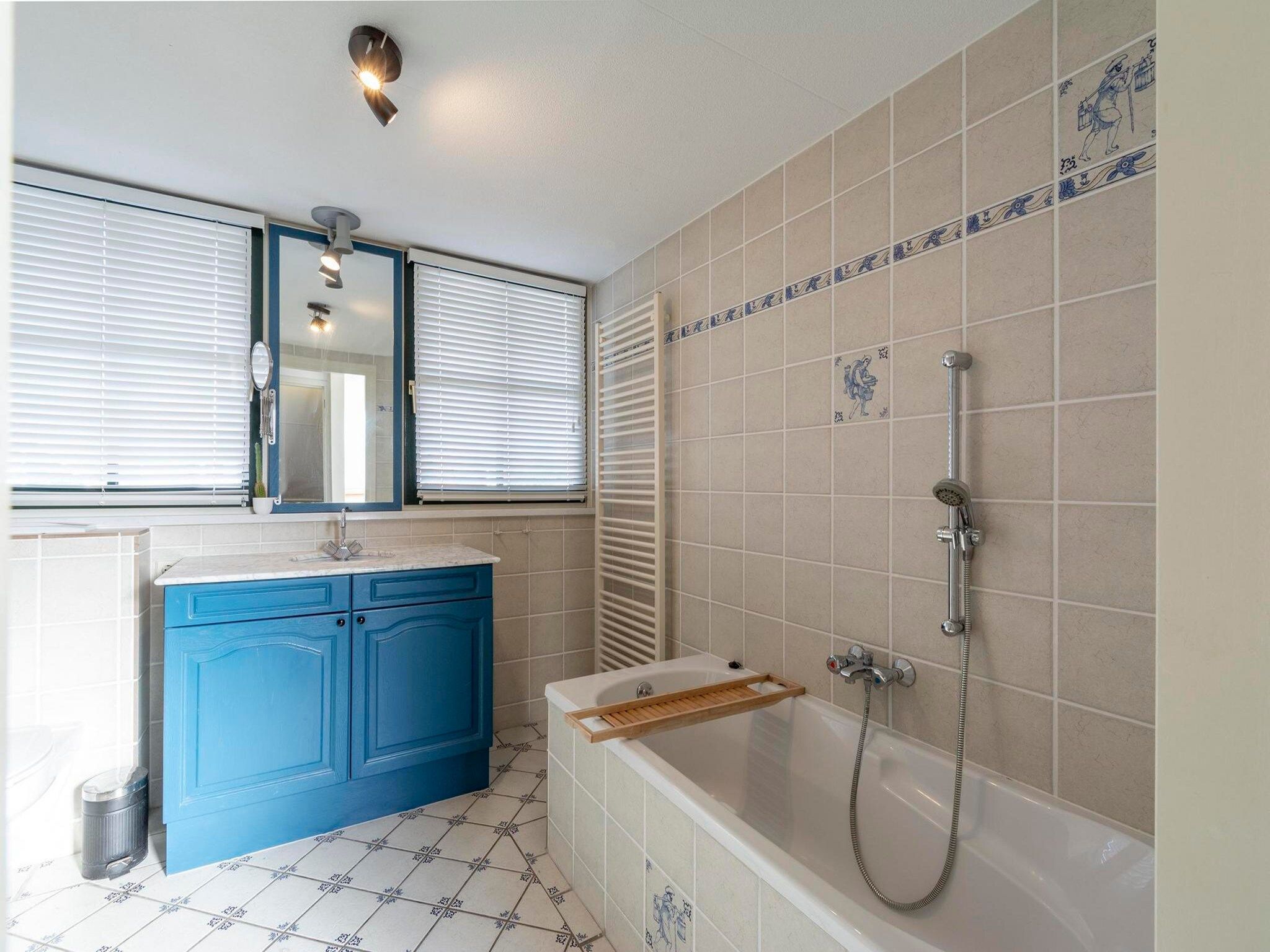 De badkamer van buitenplaats 134 in Callantsoog