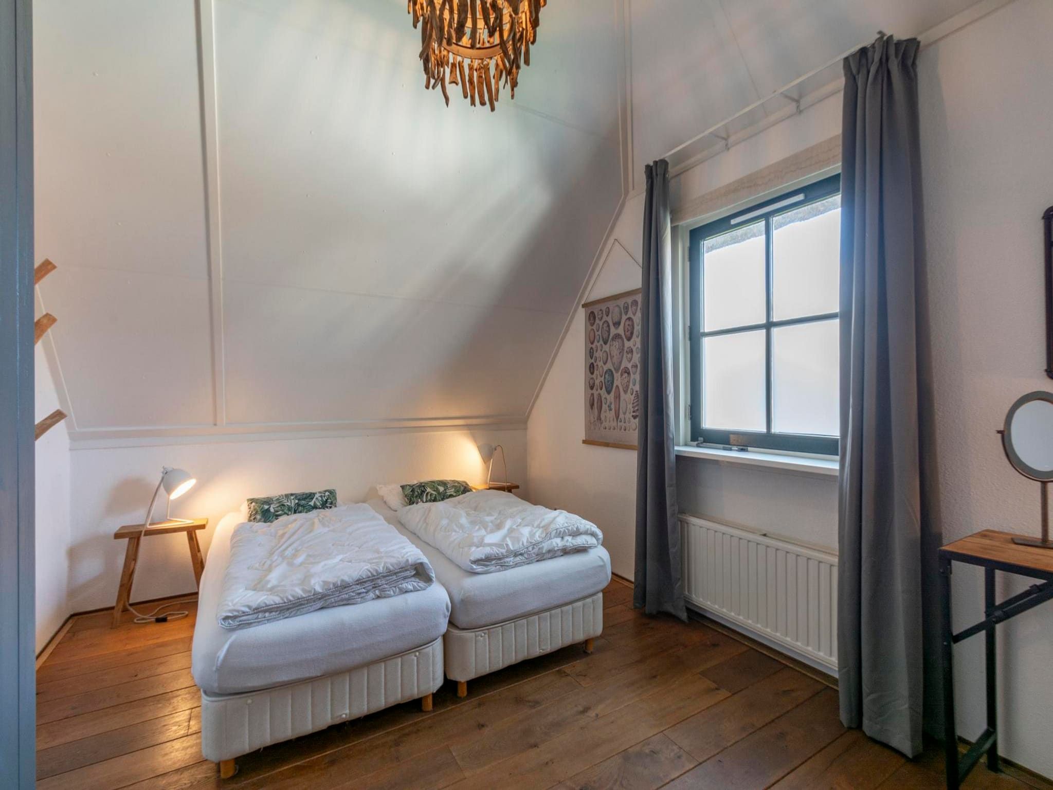 Een slaapkamer van buitenplaats 134 in Callantsoog