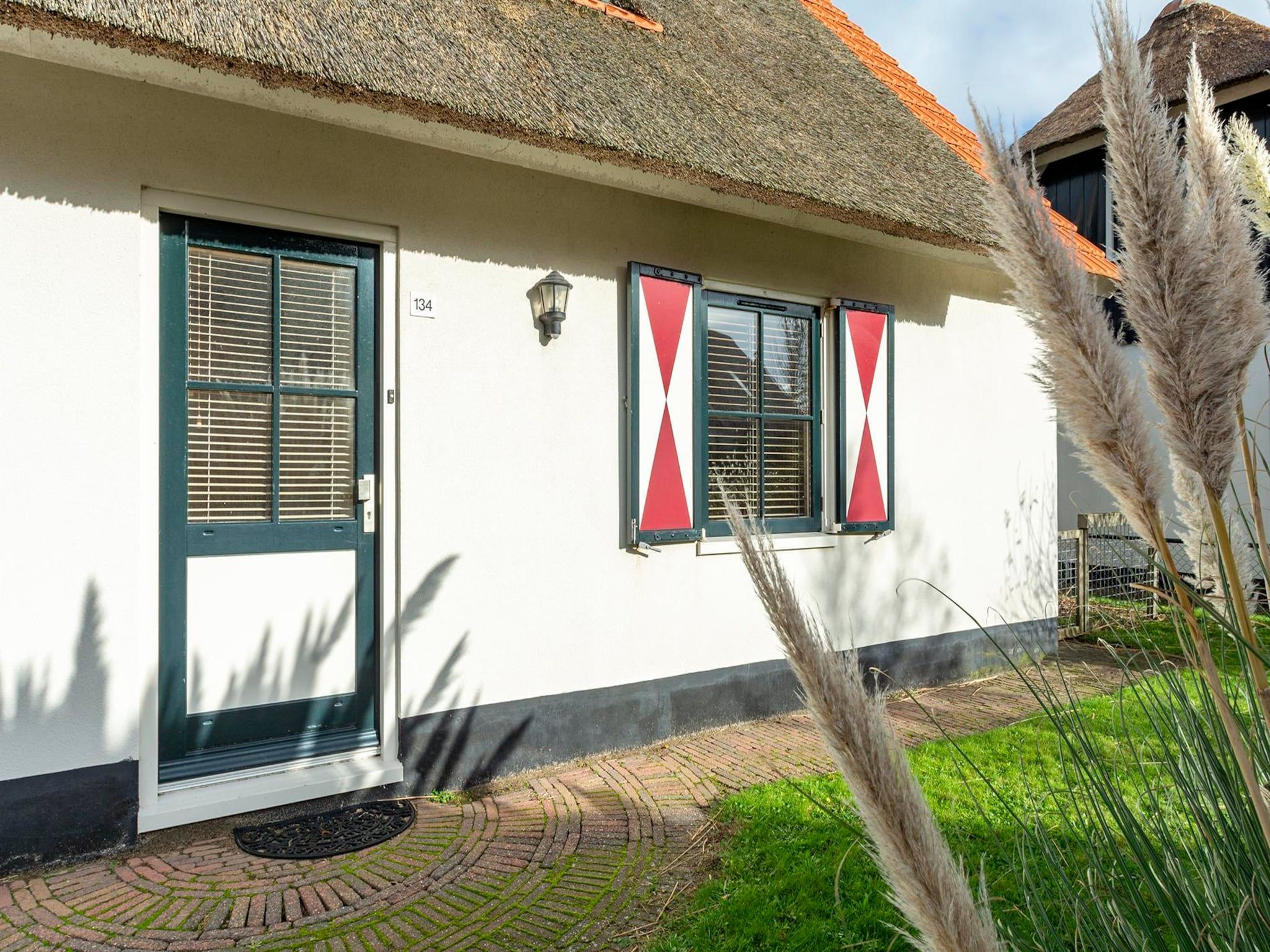 De buitenkant van buitenplaats 134 in Callantsoog