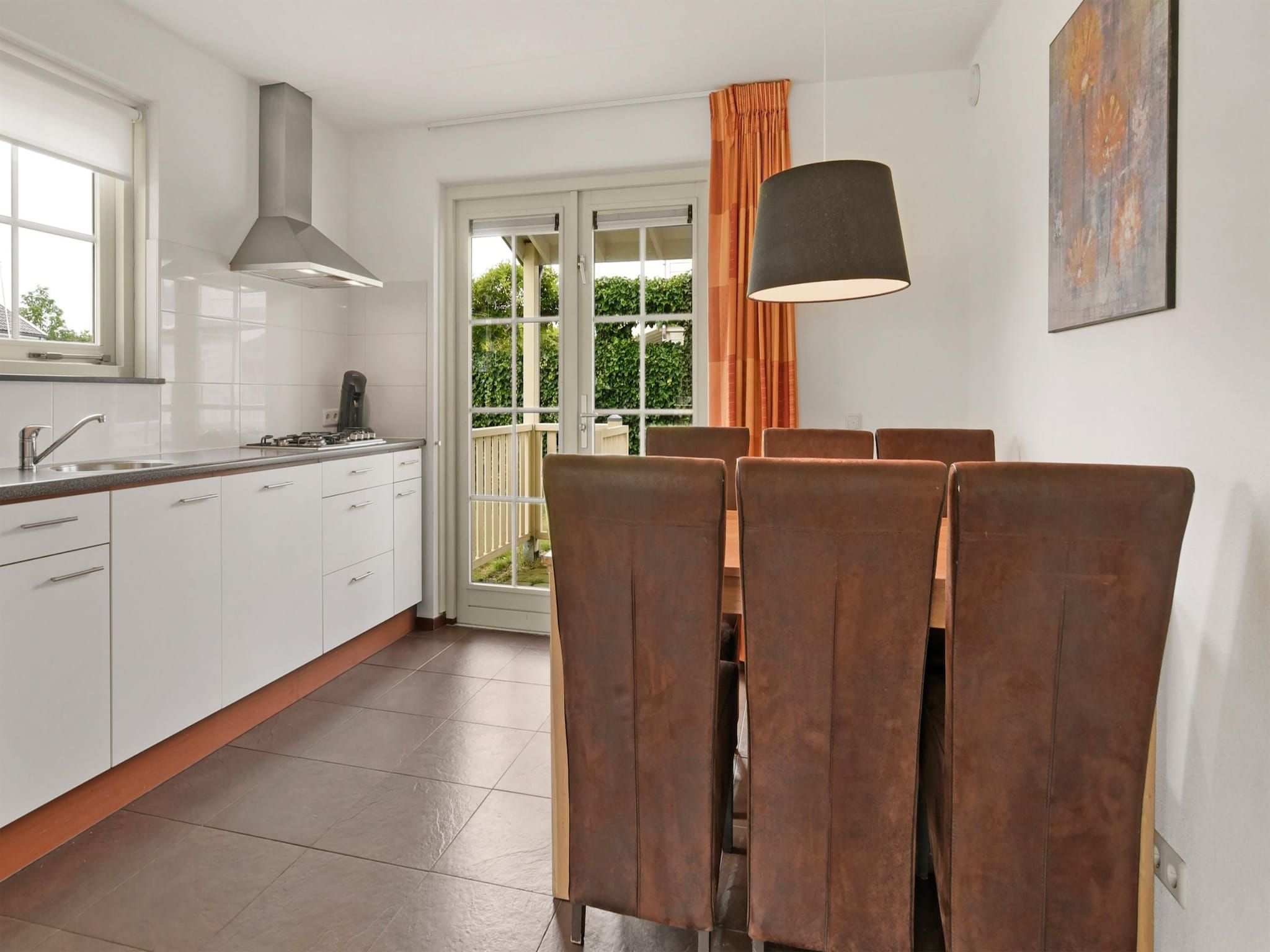 De keuken van Villapark Zuytland Buiten 224 in Simonshaven