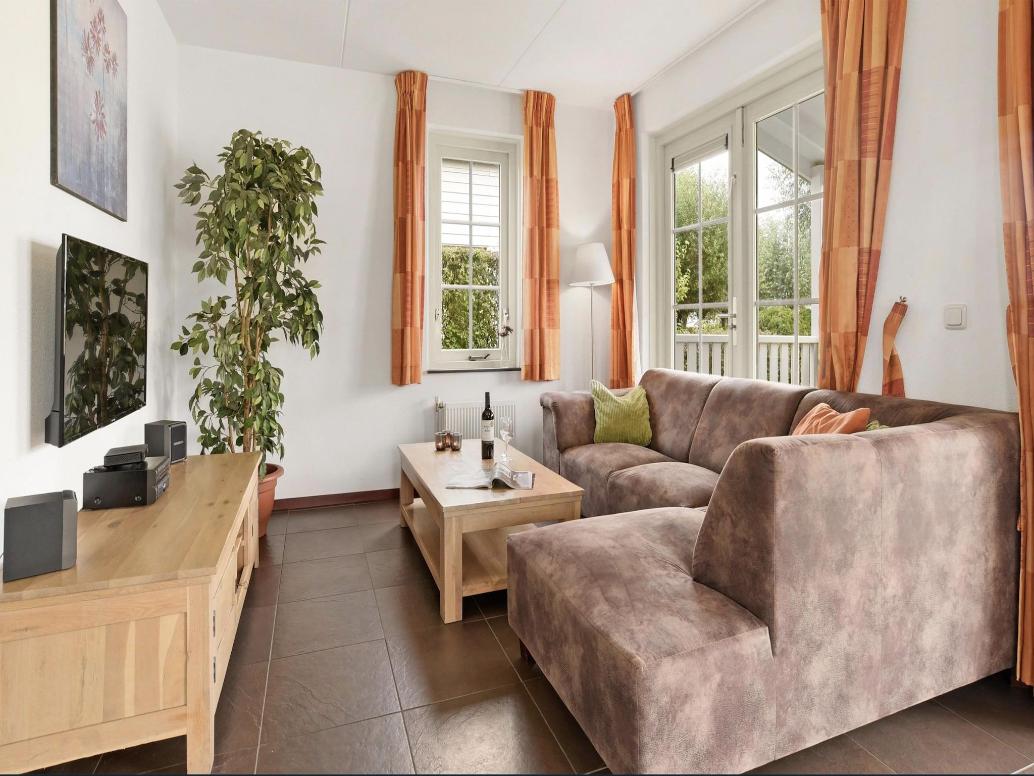 De woonkamer van Standaard 337 in Simonshaven