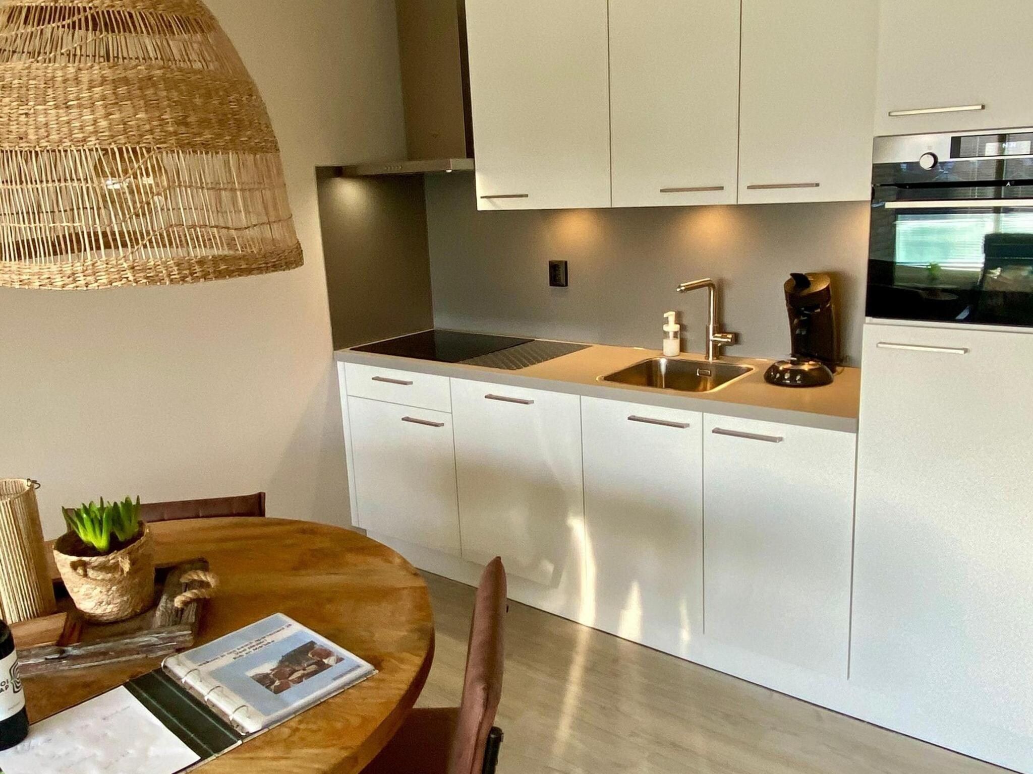De keuken van Beach Appartement 28 in Callantsoog
