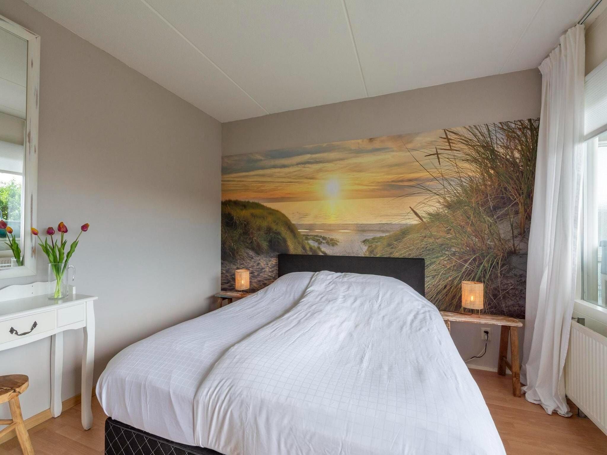 Een slaapkamer van Beach Appartement 28 in Callantsoog