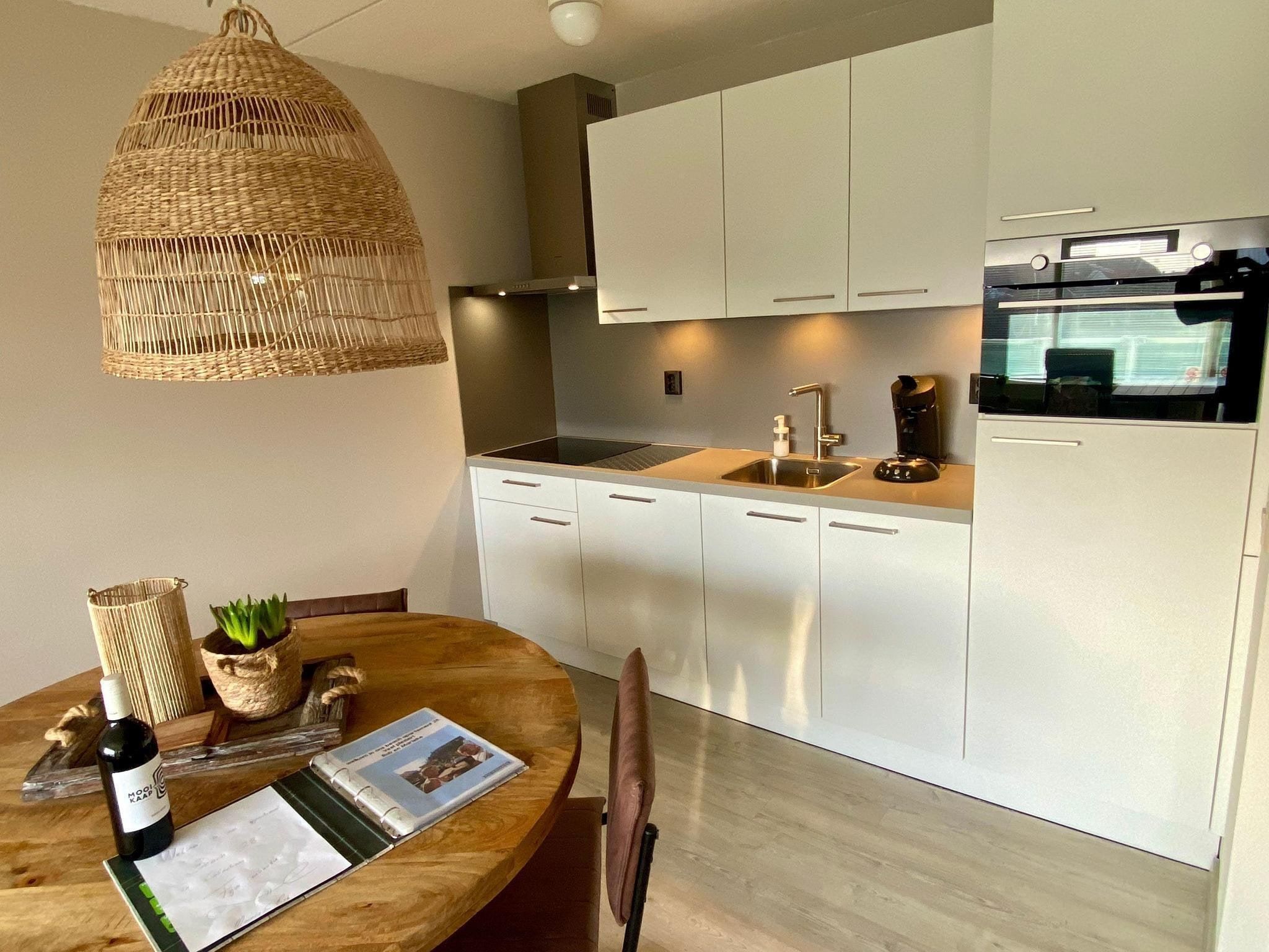 De keuken van Beach Appartement 28 in Callantsoog