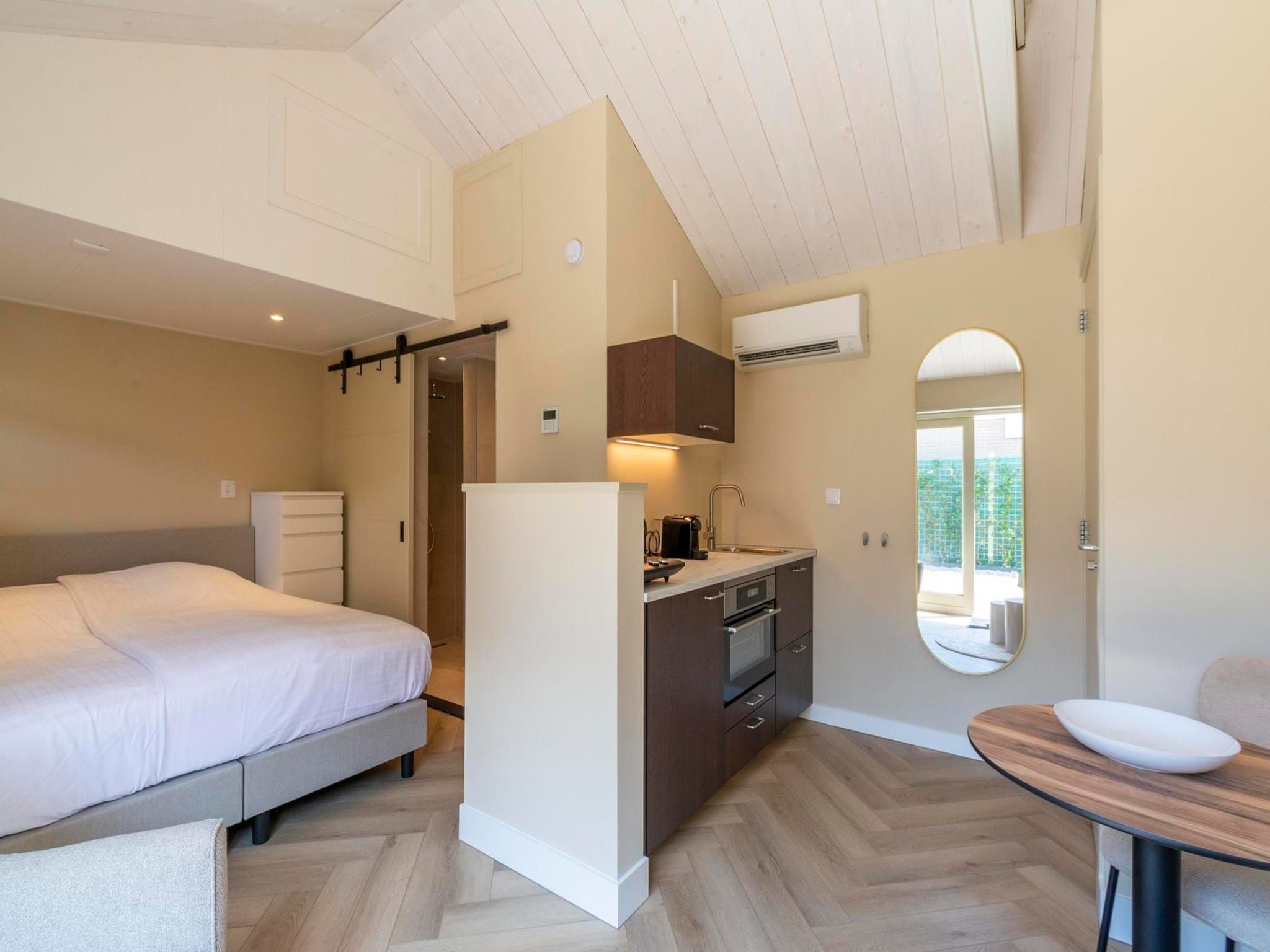 De keuken van Strandsuites 2 agendas in Callantsoog