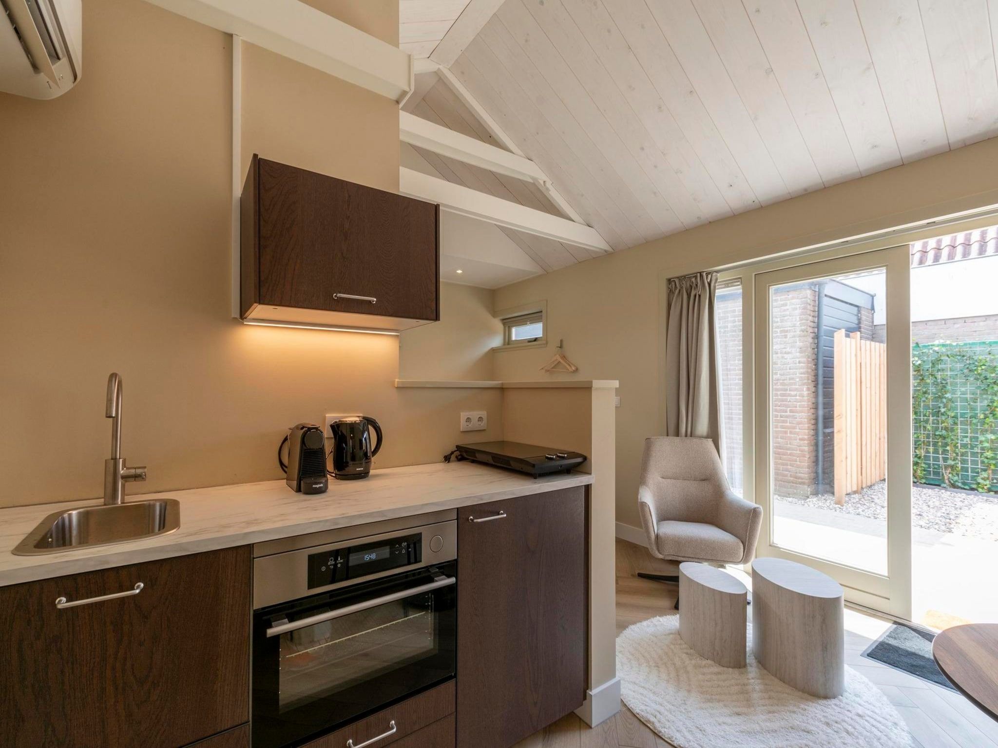 De woonkamer van Strandsuites 2 agendas in Callantsoog