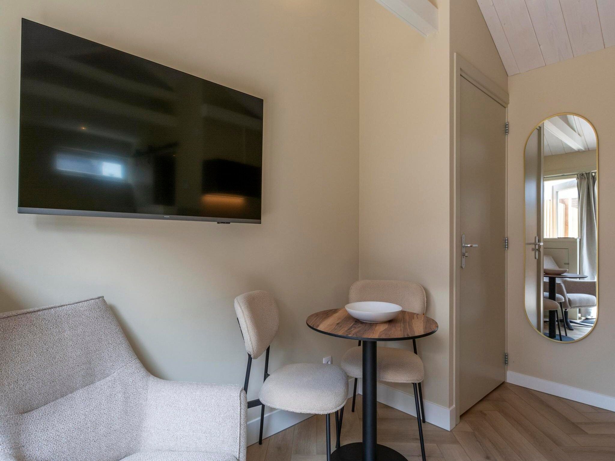 De woonkamer van Strandsuites 2 agendas in Callantsoog