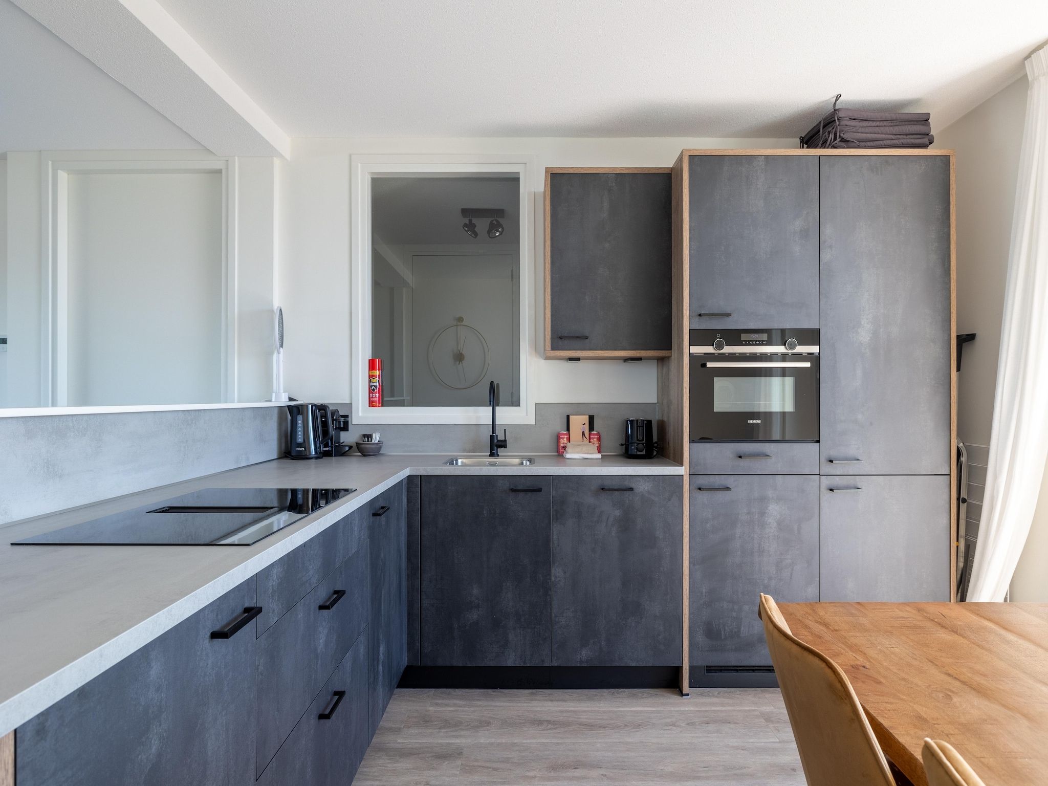 De keuken van Luxe appartement Vista Maris - Havenweg 8-34  Sint-Annaland Oosterschelde in Sint-Annaland