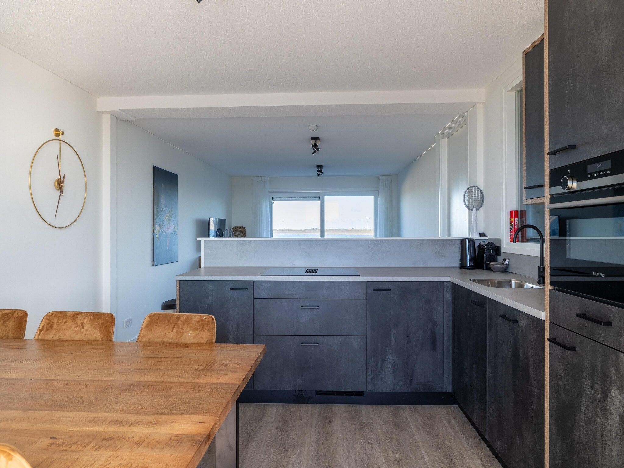 De keuken van Luxe appartement Vista Maris - Havenweg 8-34  Sint-Annaland Oosterschelde in Sint-Annaland