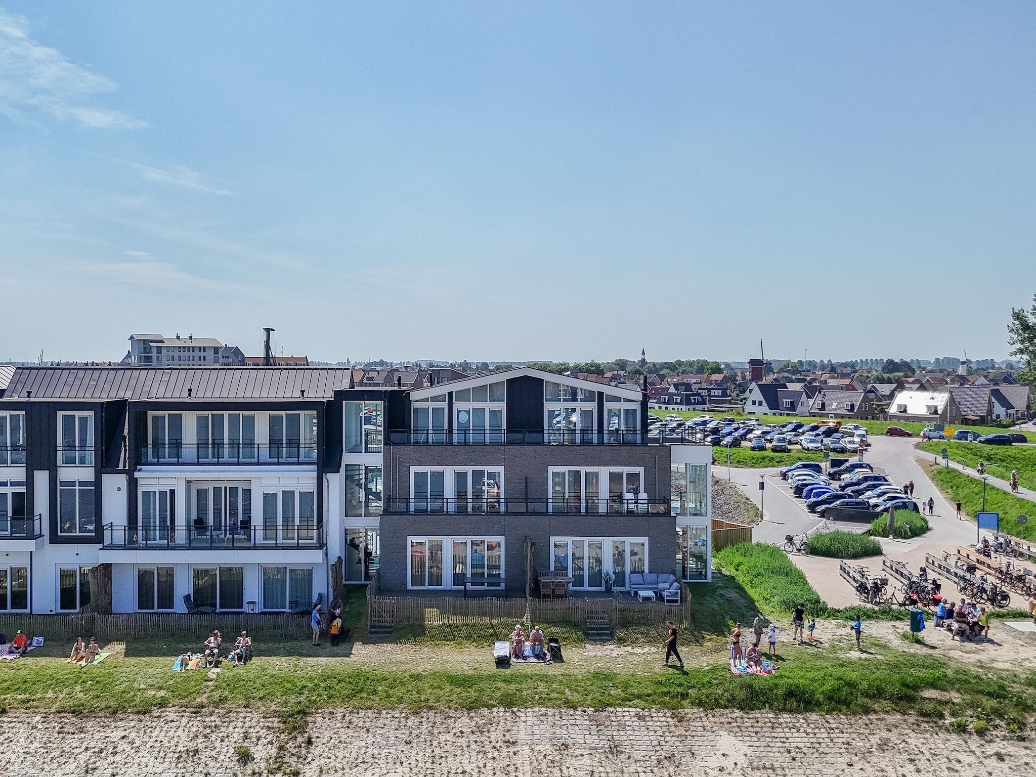 De buitenkant van Appartement Vista Maris - Havenweg 8-52  Sint-Annaland Oosterschelde in Sint-Annaland