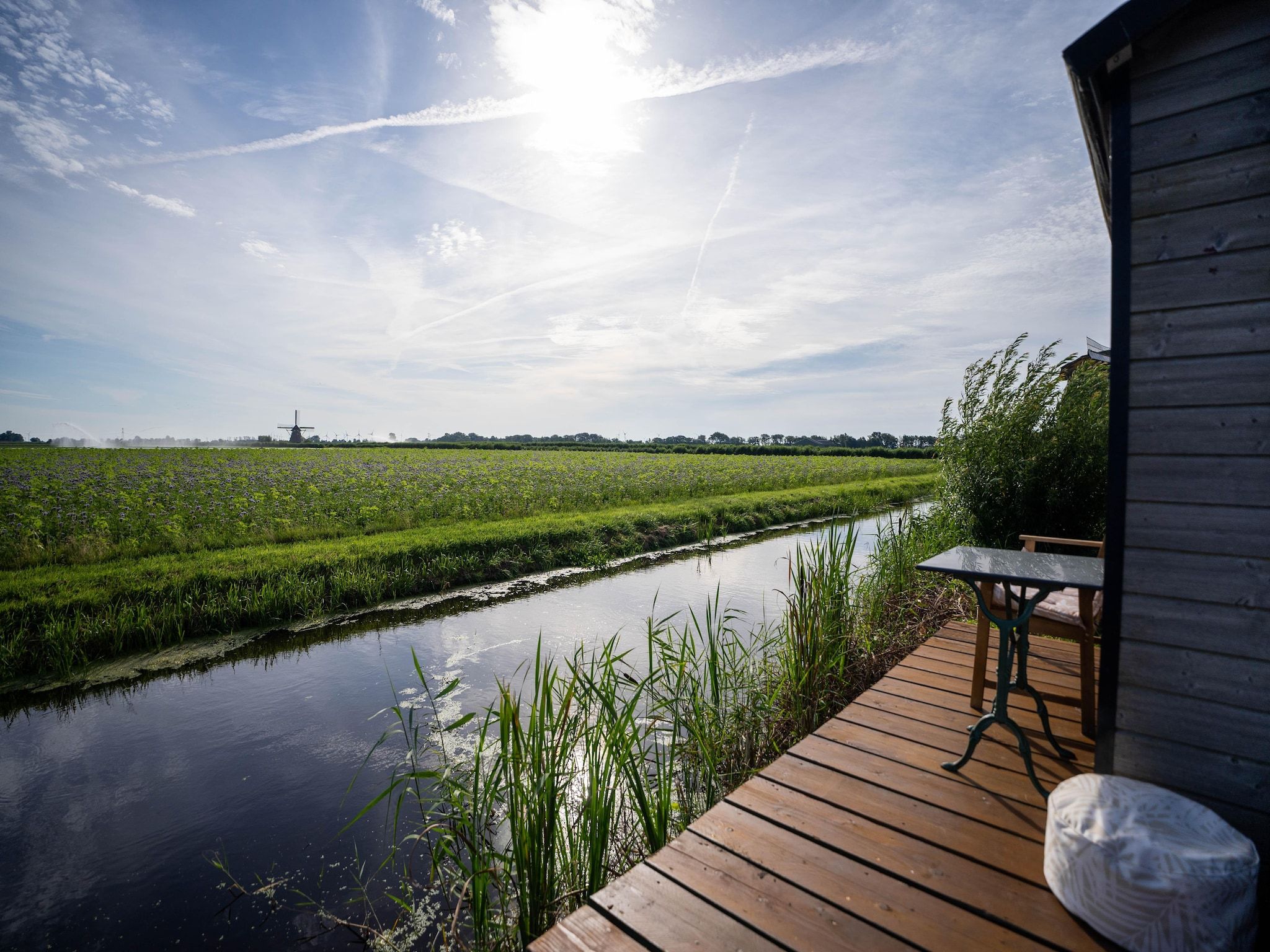Het uitzicht vanaf De Veldwachter in 't Zand