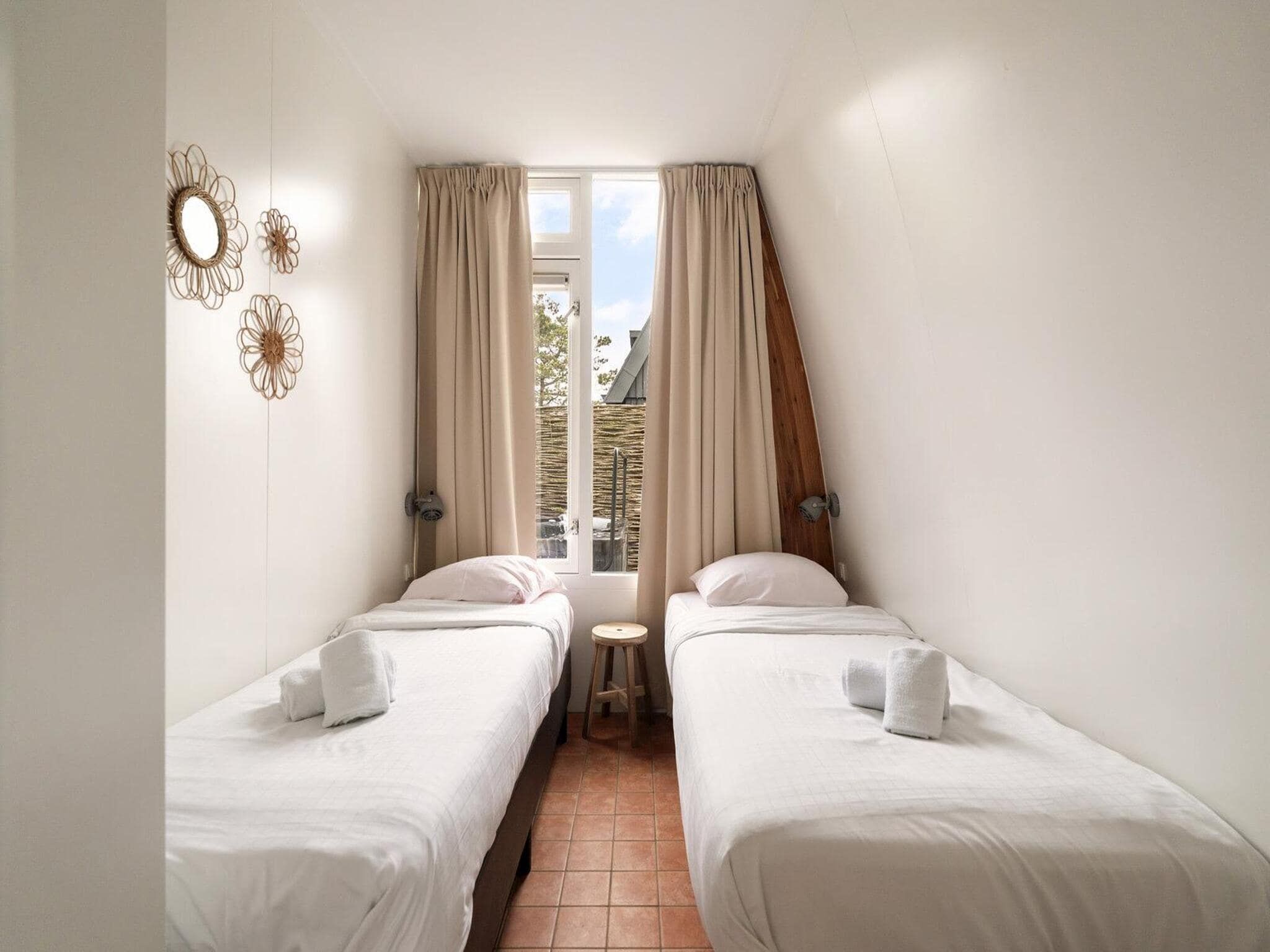 Een slaapkamer van Lazy Daisy in Groote Keeten