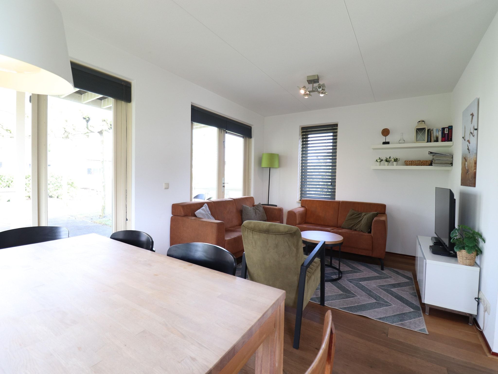 De woonkamer van Standaard 231 in Simonshaven