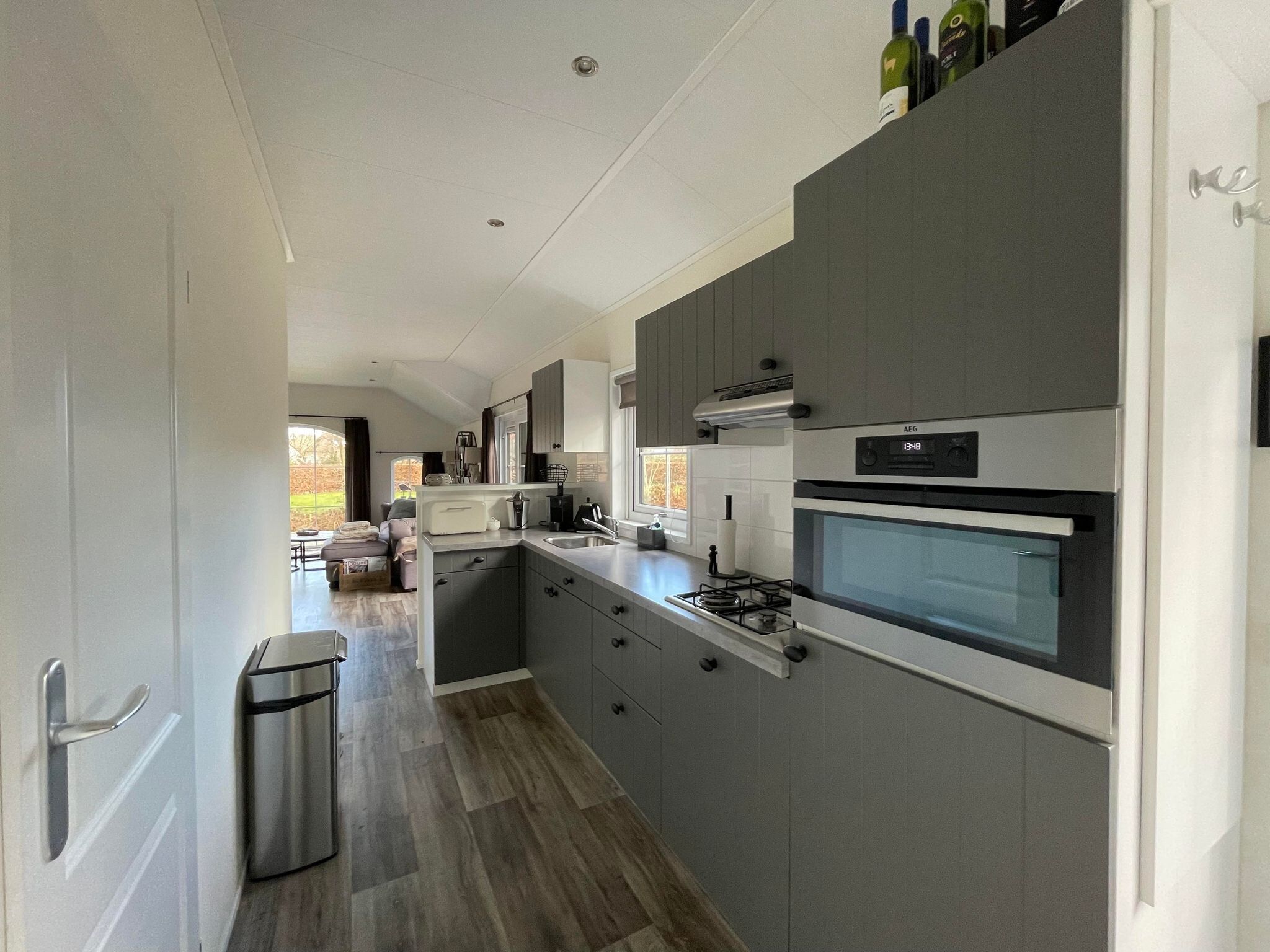 De keuken van Boerderijchalet in Sint Nicolaasga