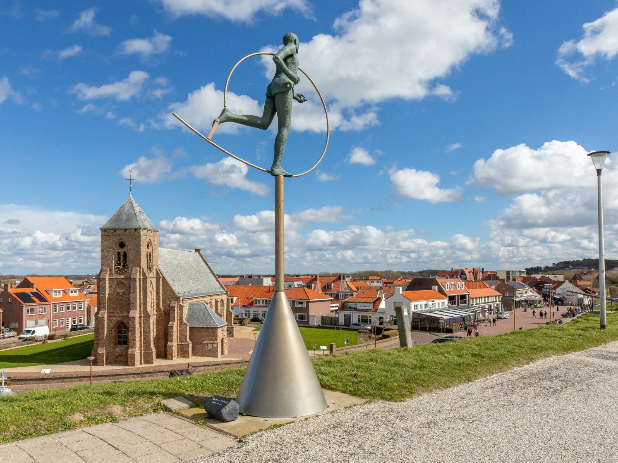 De buitenkant van Vakantiewoning 't Zoete Licht Residenz - Willibrordusplein 28 C  Zoutelande in Zoutelande