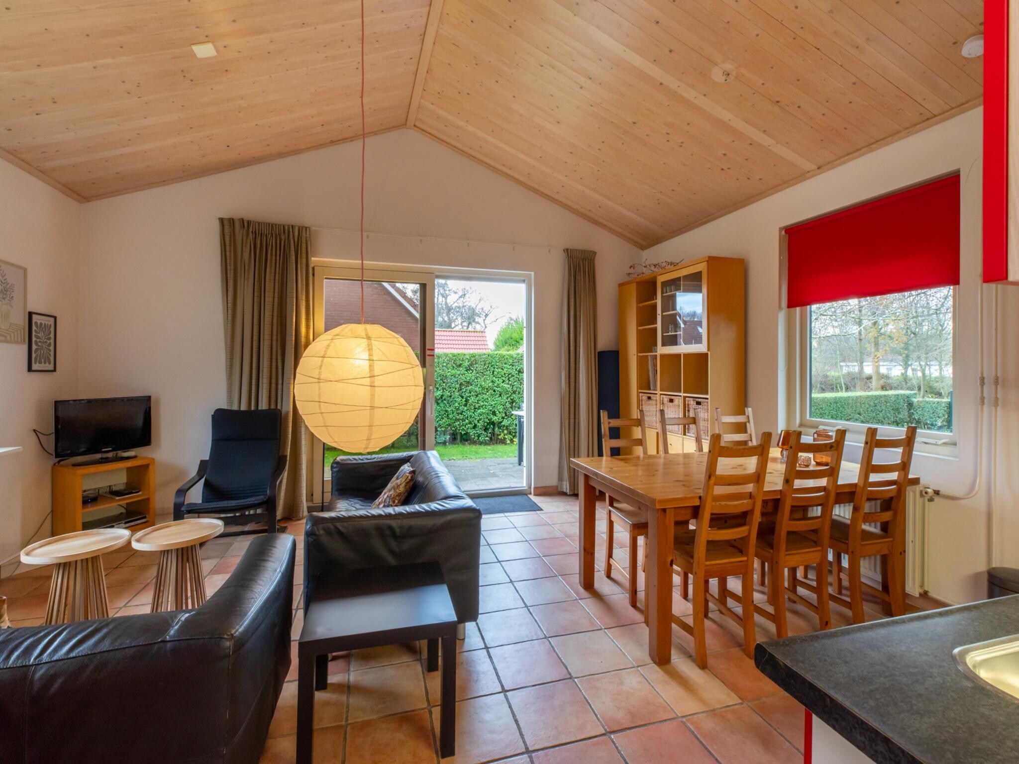 De woonkamer van Vakantiehuis voor 6 personen  Hoge Weide 63 Oostkapelle  Dicht bij strand in Oostkapelle