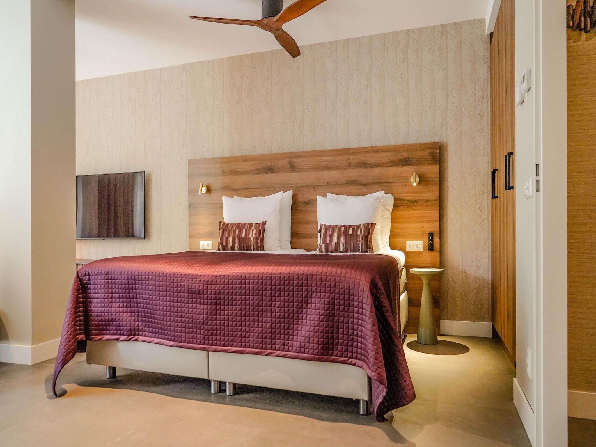 Een slaapkamer van Walden 1 in Den Haag