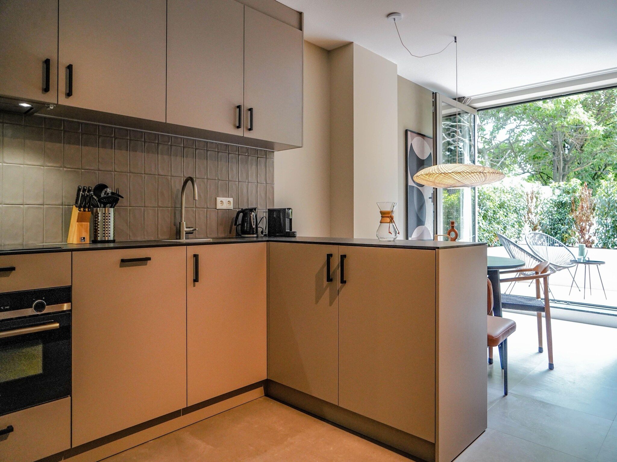 De keuken van Walden 1 in Den Haag
